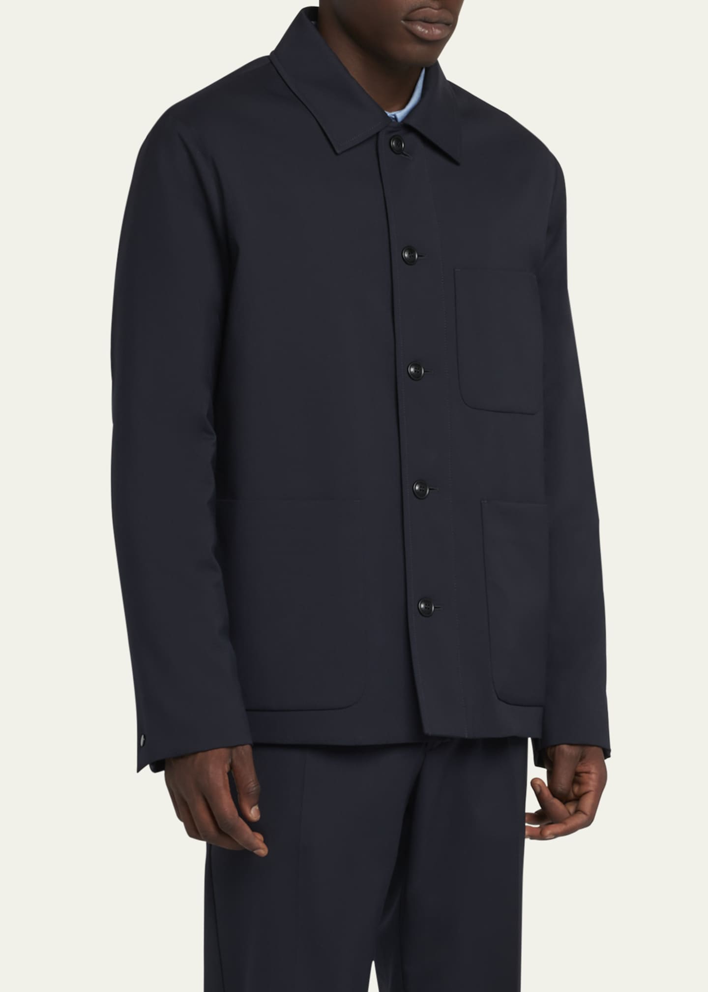 Moncler Men's Plumel Down Overshirt Image 4 of 5