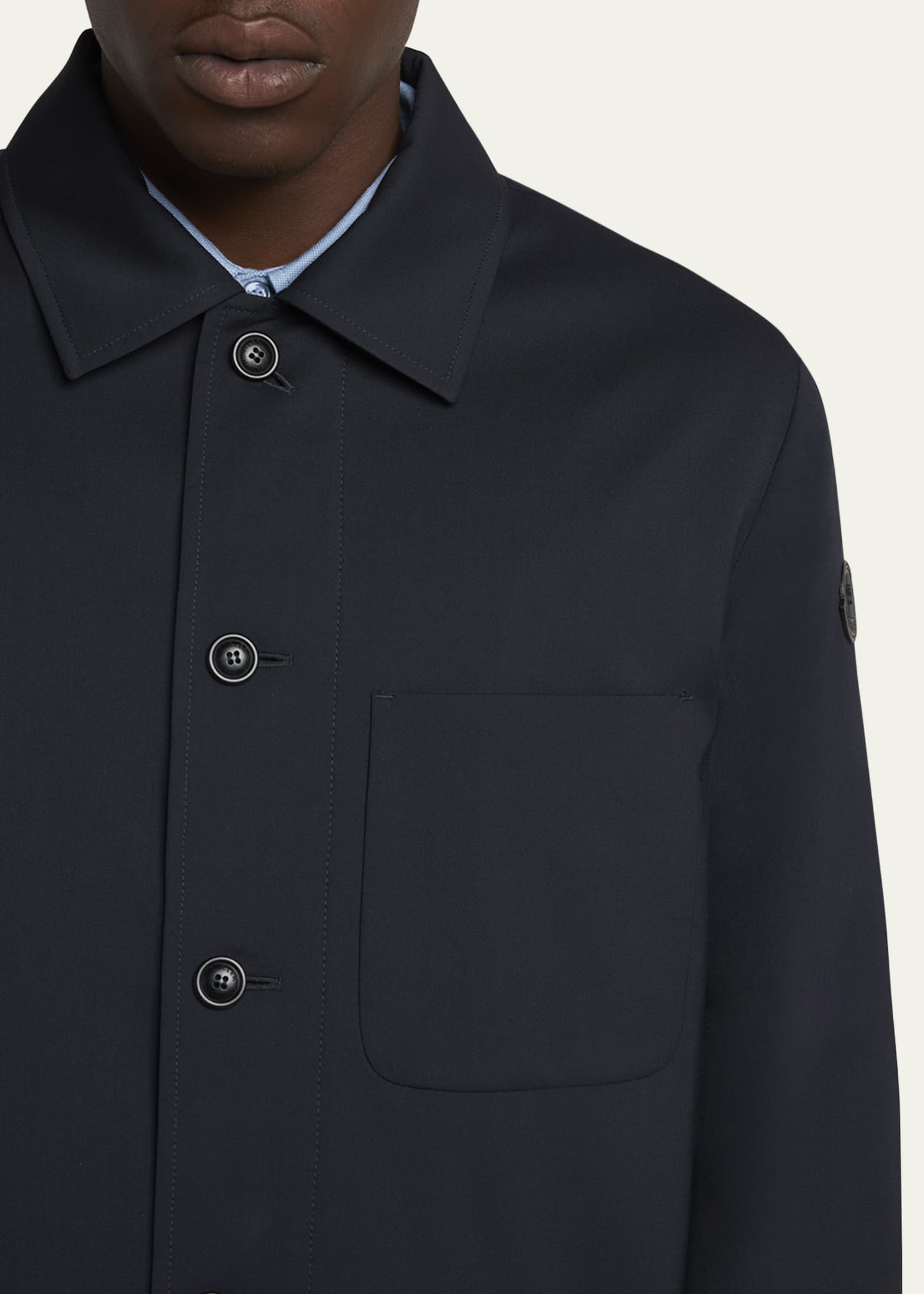Moncler Men's Plumel Down Overshirt Image 5 of 5