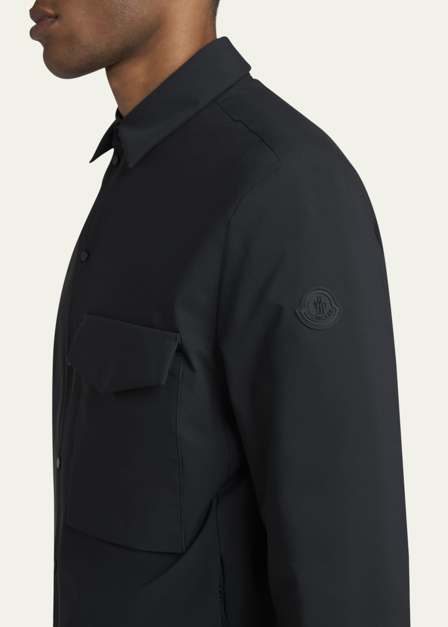 Moncler Men's Vautisse Down Overshirt Image 5 of 5