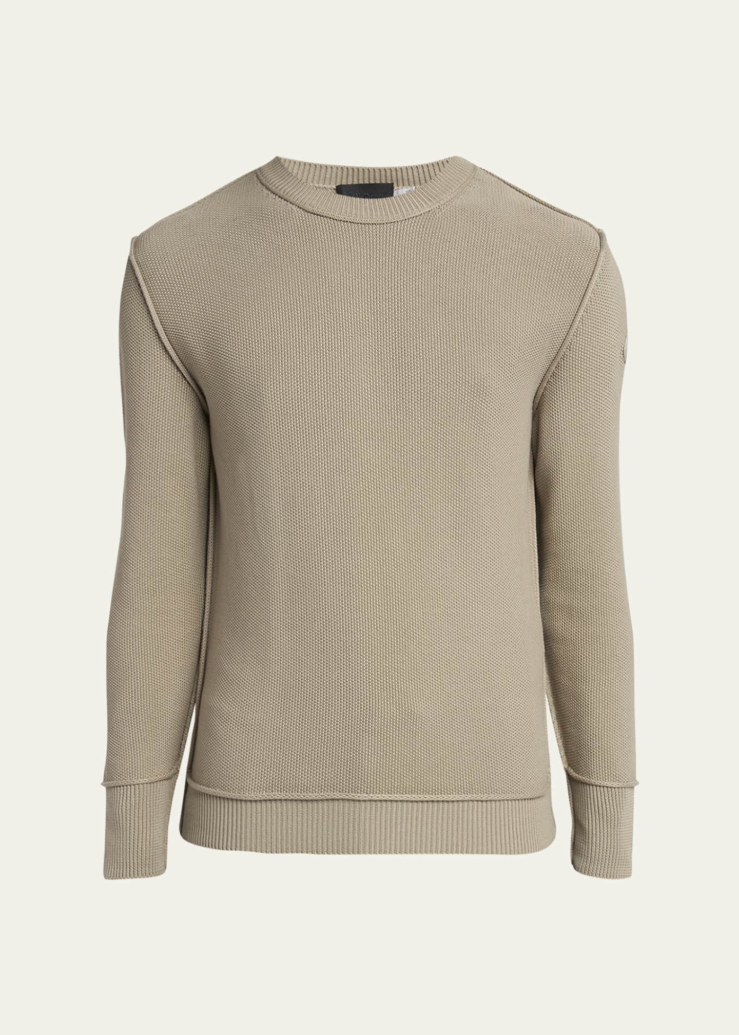 Moncler Men's Inside-Out Crew Sweater Image 1 of 5