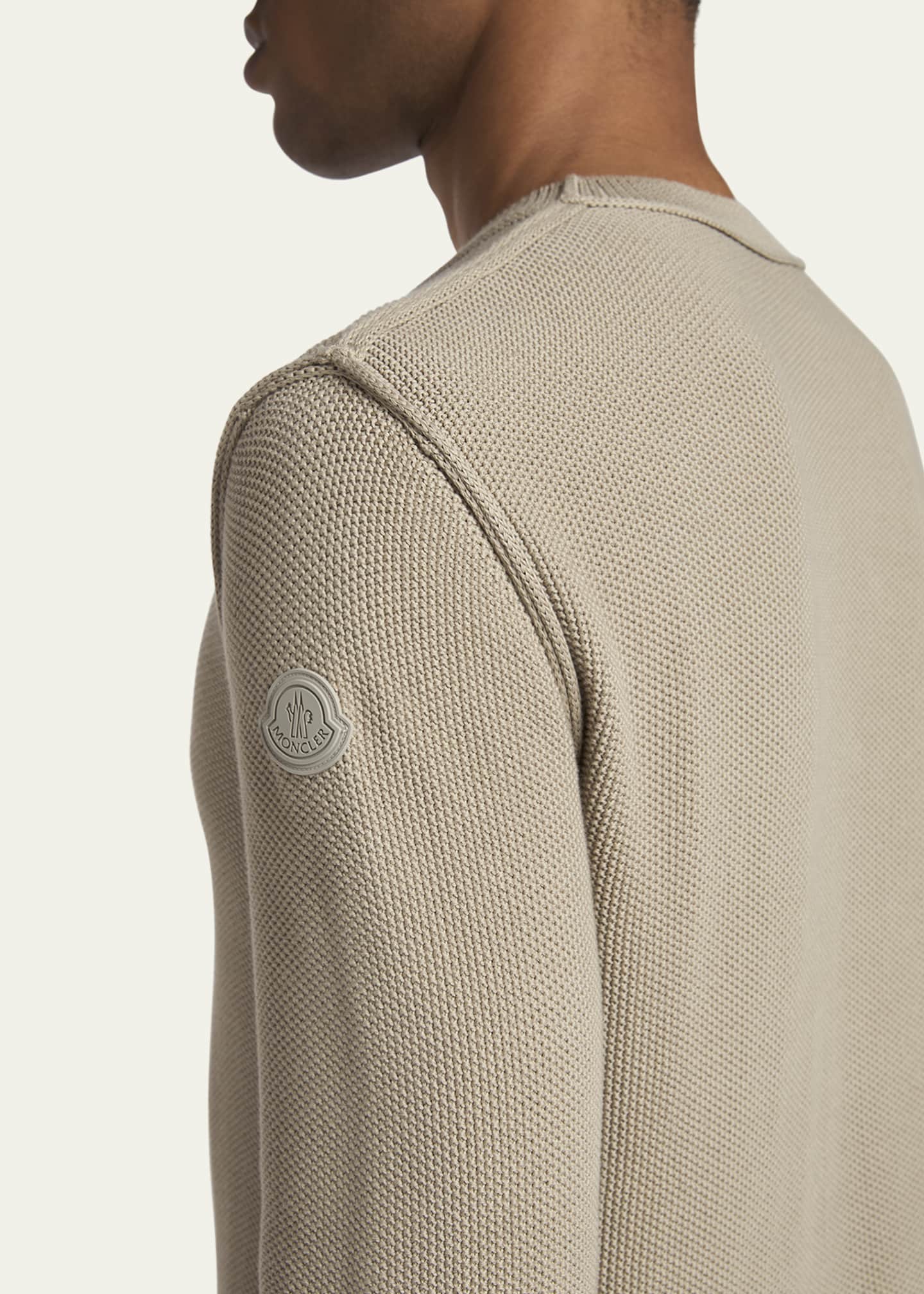 Moncler Men's Inside-Out Crew Sweater Image 5 of 5