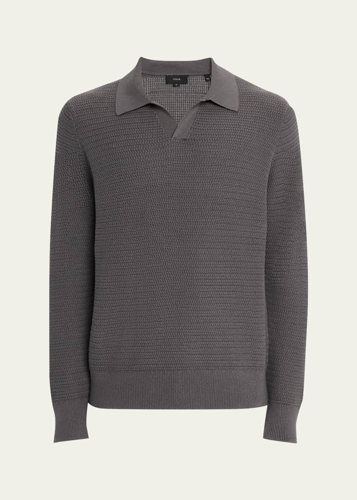 VogeLuxe | Men’s Timeless Ribbed Knit Sweater