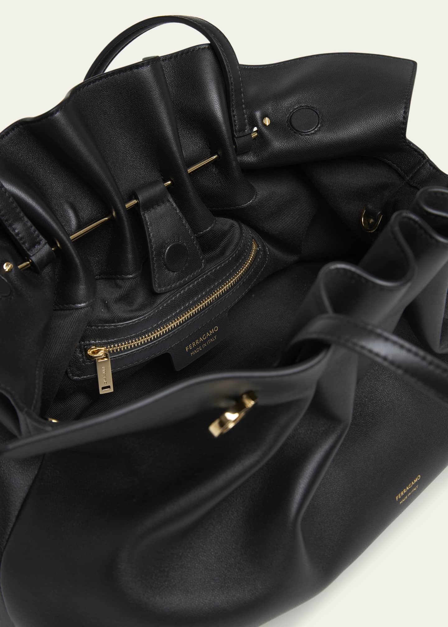 Ferragamo Medium Gancio Piercing Shoulder Bag - Bergdorf Goodman