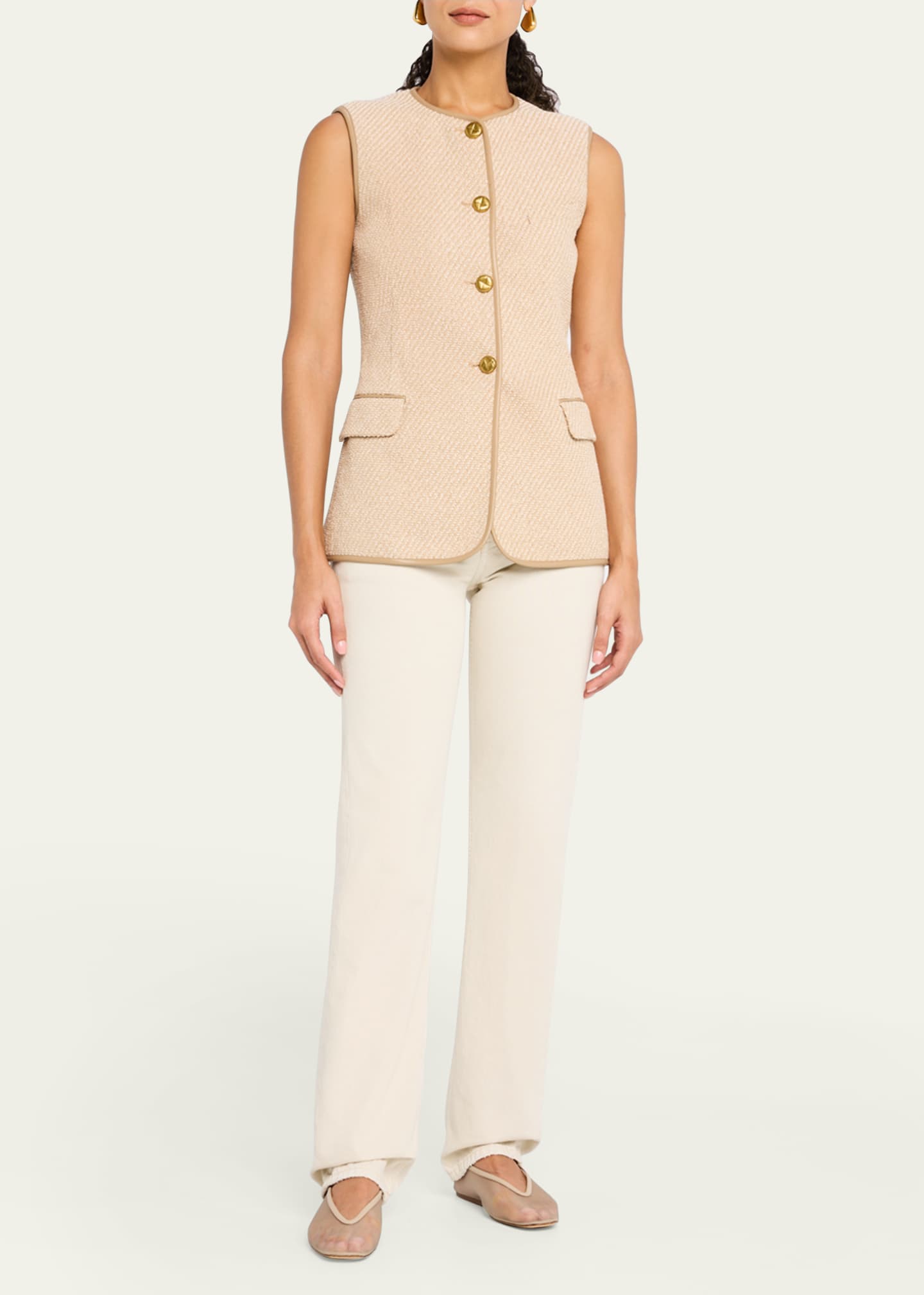 Rag & Bone Bartlet Italian Tweed Vest Image 2 of 5