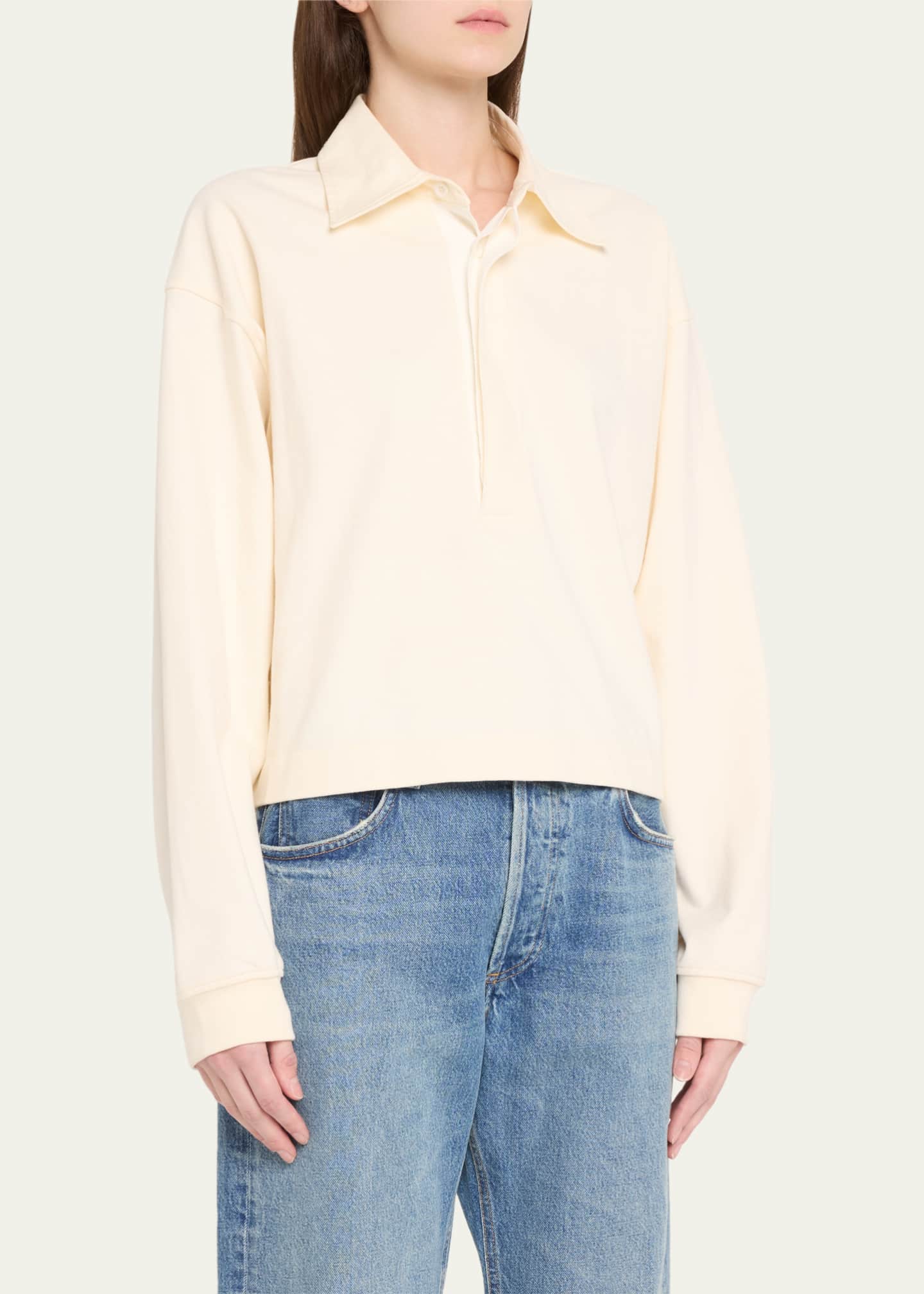 Citizens of Humanity Aris Long-Sleeve Rugby Shirt Image 4 of 5