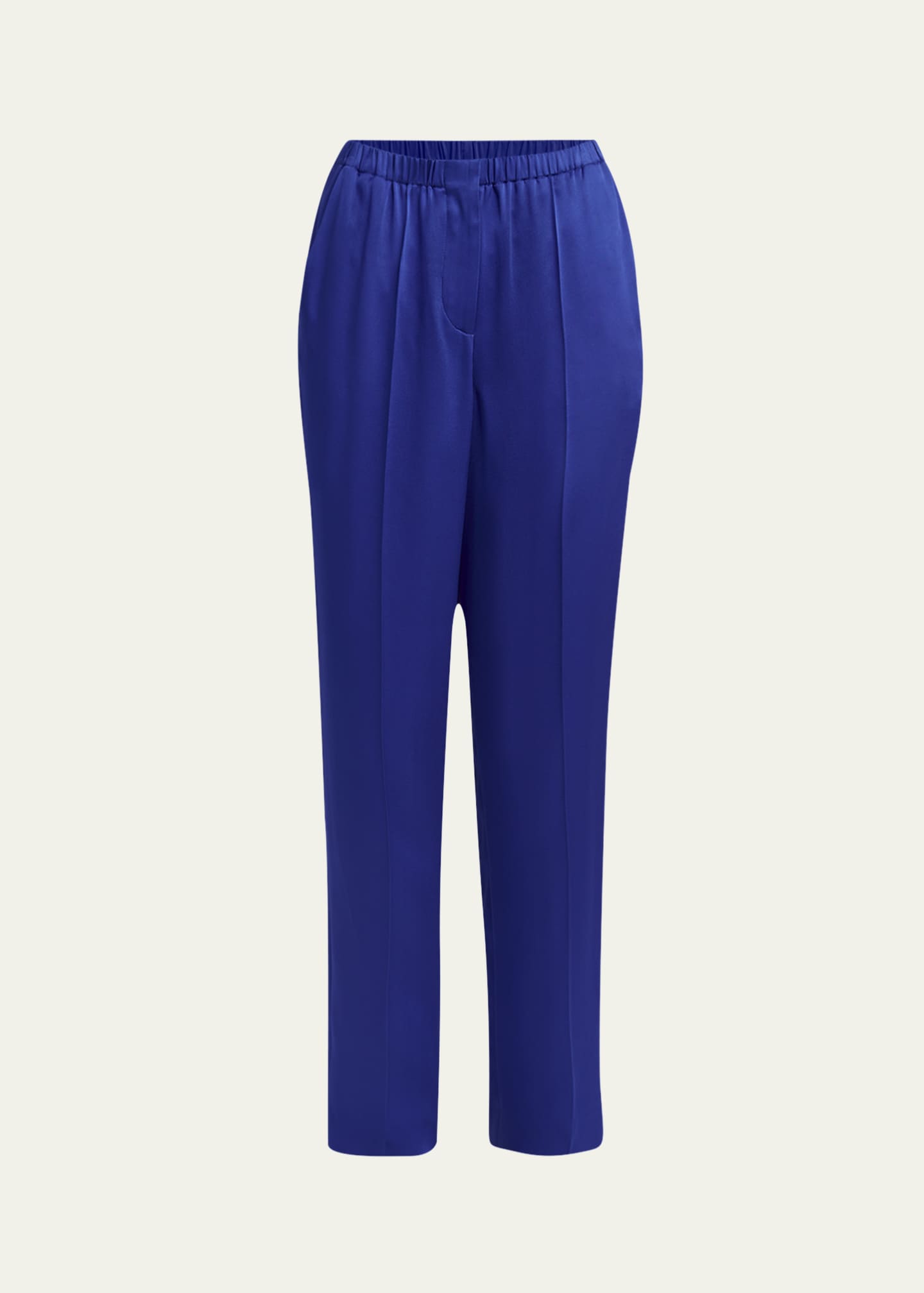 Giorgio Armani Tapered Double Satin Pants Image 1 of 5