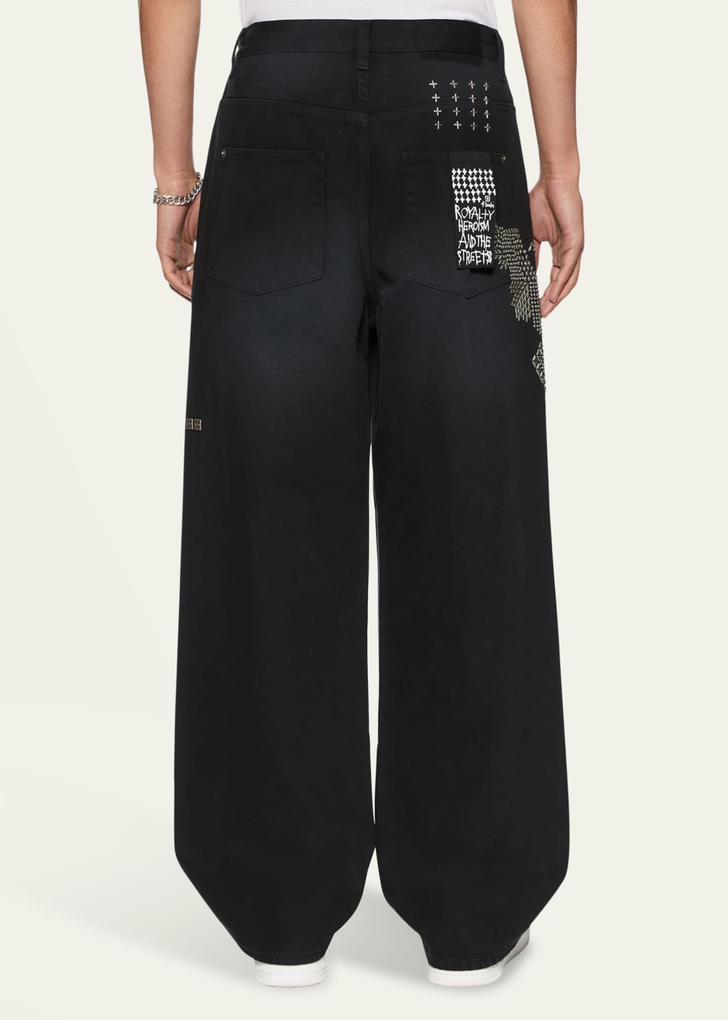 Ksubi Men's Van Winkle Studded Eagle Jeans - Bergdorf Goodman