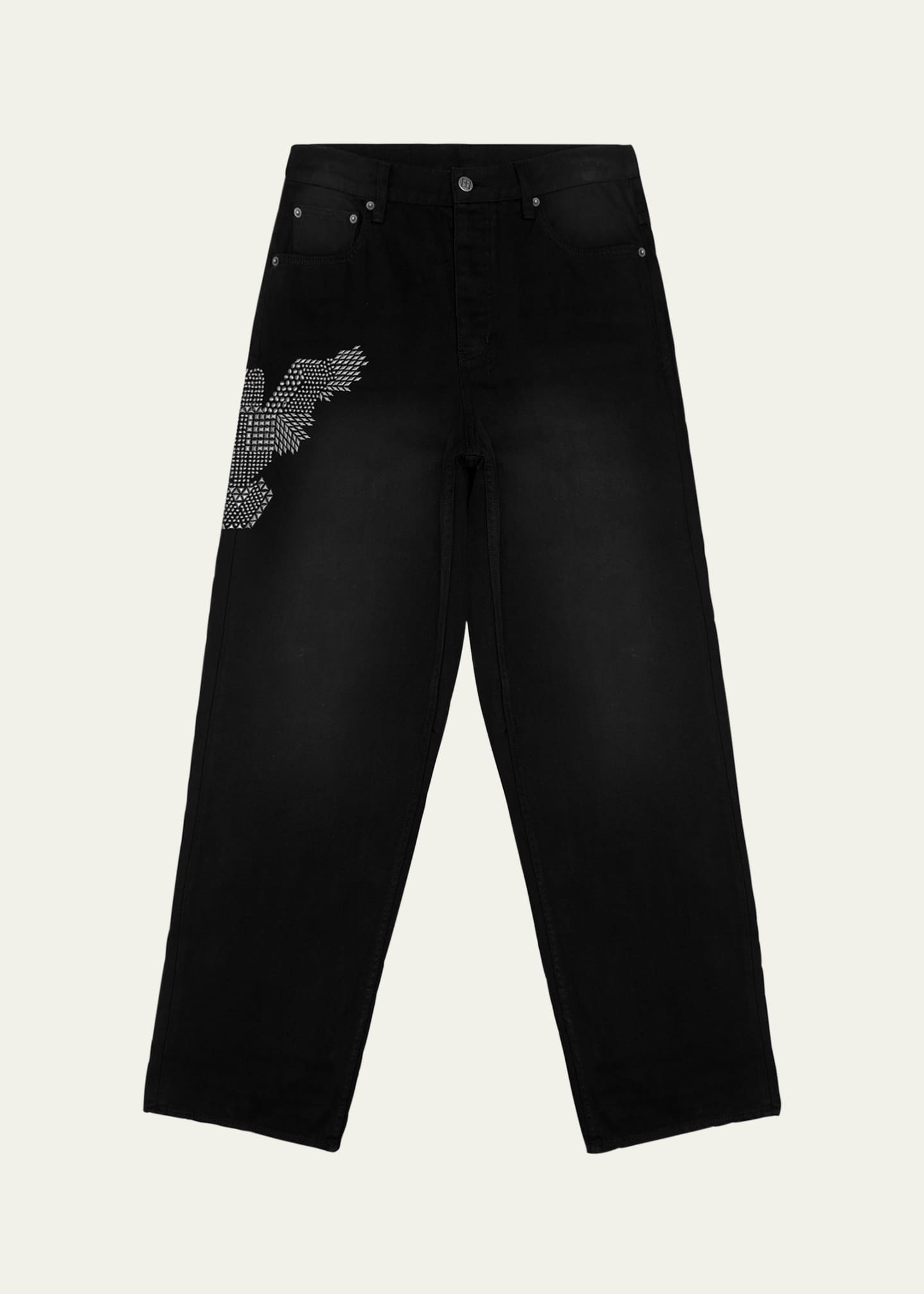 Ksubi Men's Van Winkle Studded Eagle Jeans Image 1 of 3