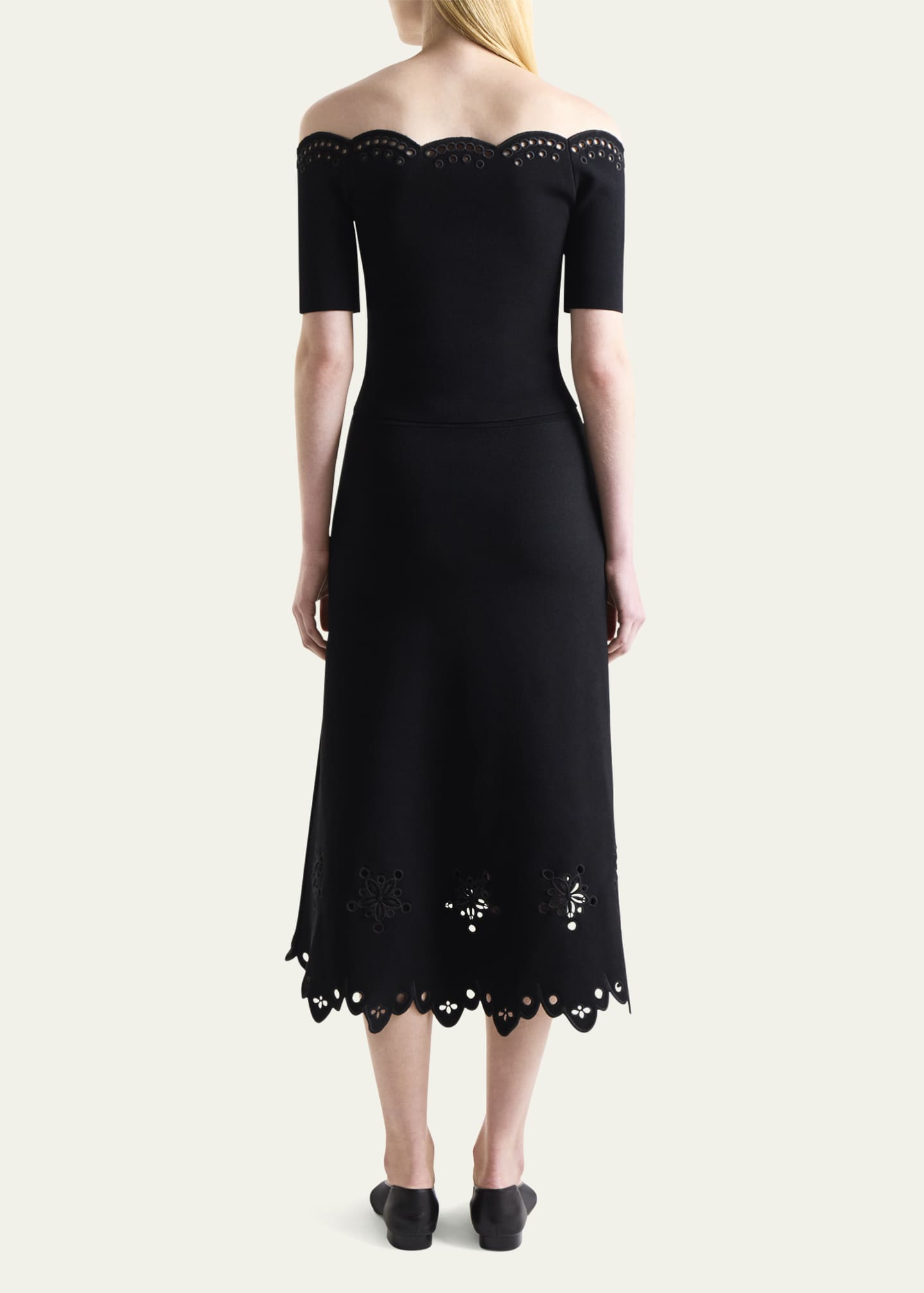 Altuzarra Melly Scallop Cutout Floral Maxi Skirt Image 3 of 4