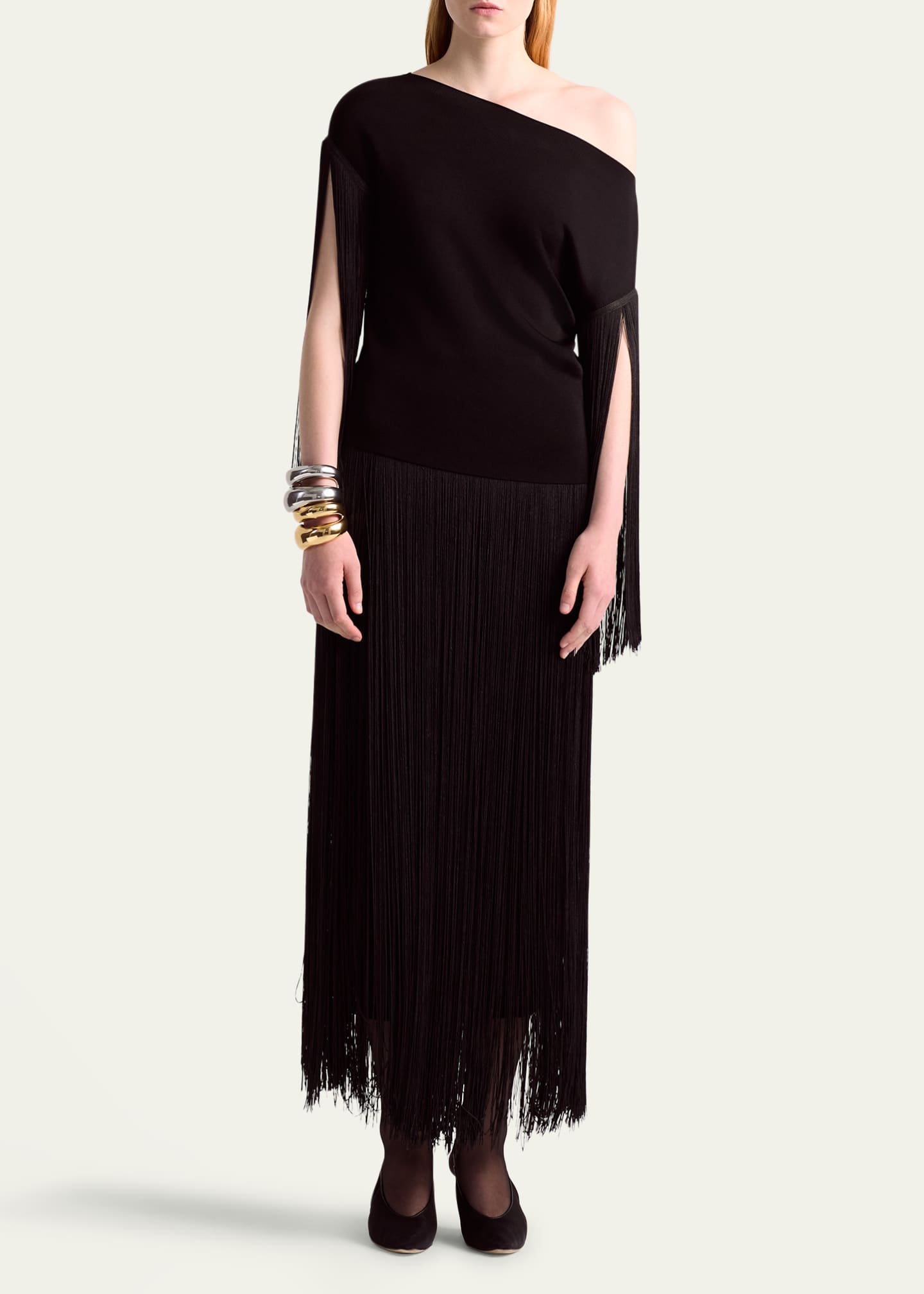 Altuzarra Coby Long Fringe Skirt Image 2 of 4