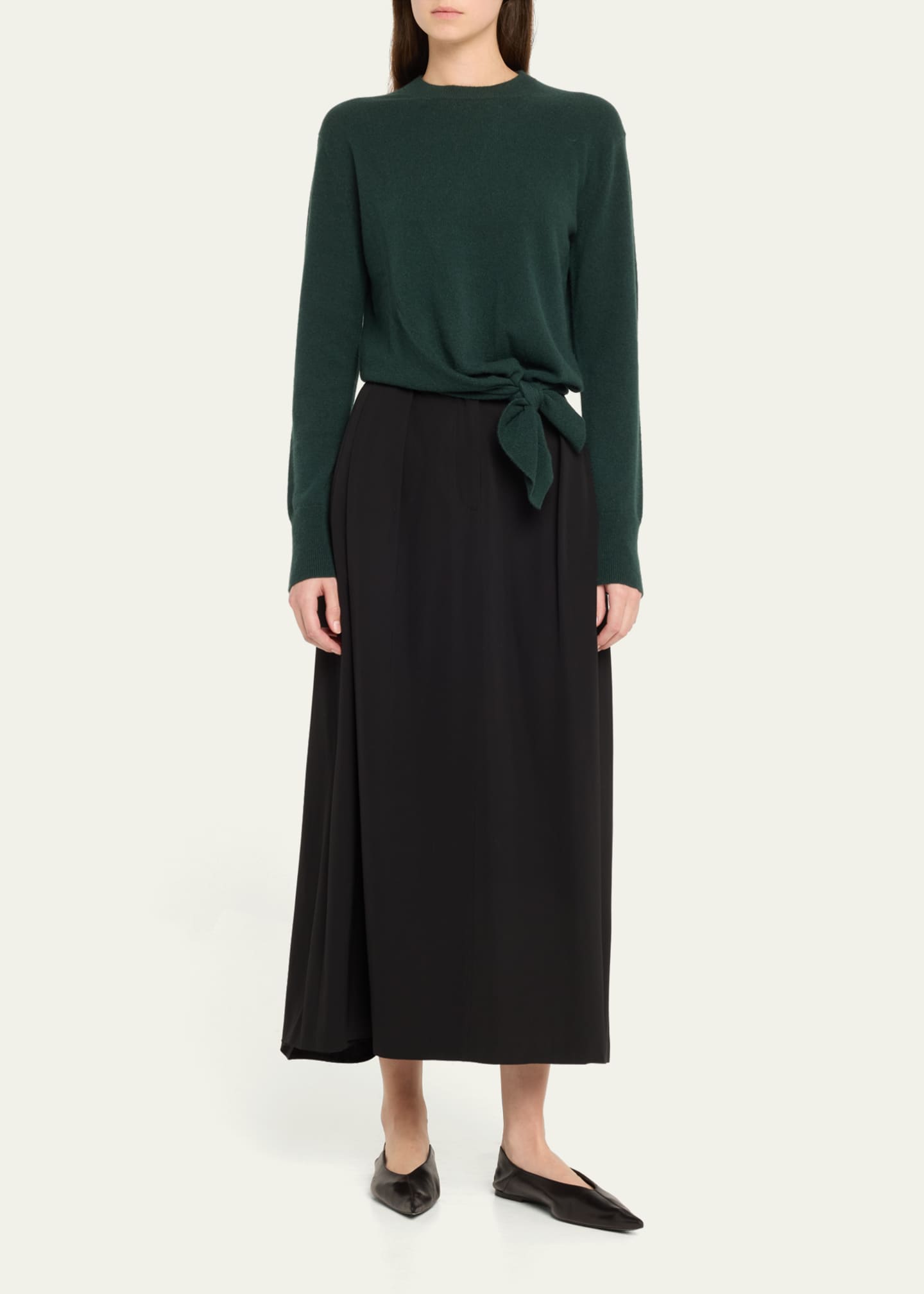 Altuzarra Nalini Tie-Hem Cashmere Sweater Image 2 of 5