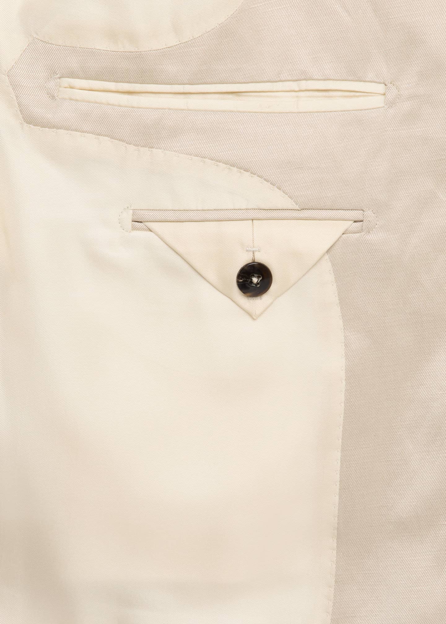TOM FORD Men's O'Connor Silk-Linen Twill Suit Image 7 of 8