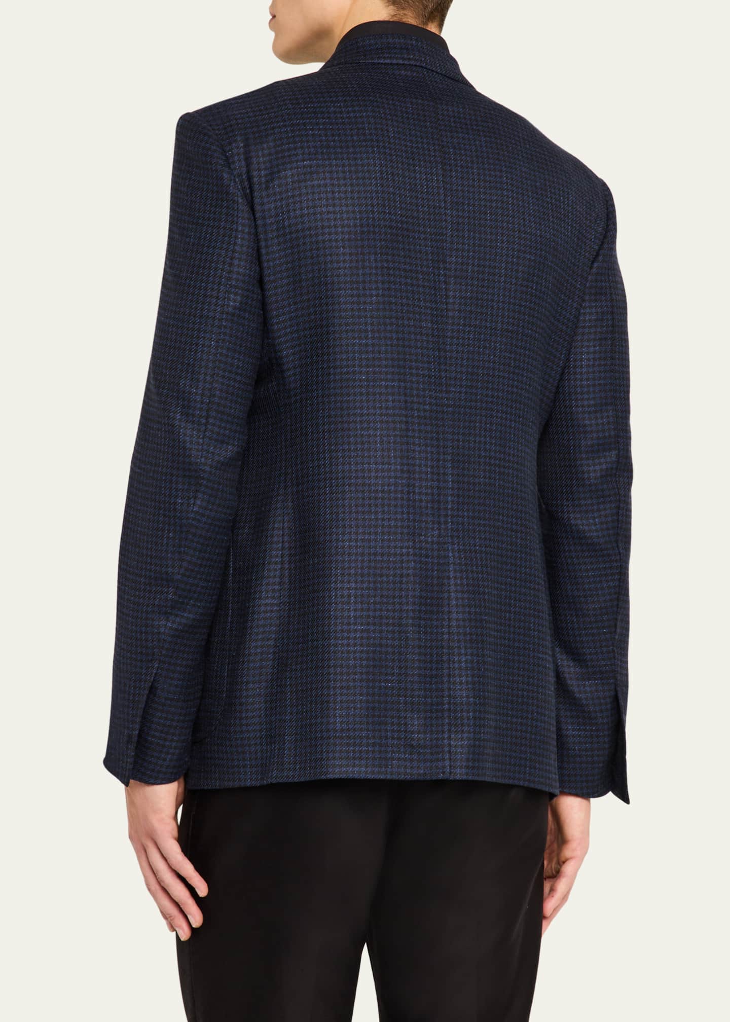 TOM FORD Men's Shelton Mini-Houndstooth Sport Coat Image 3 of 8