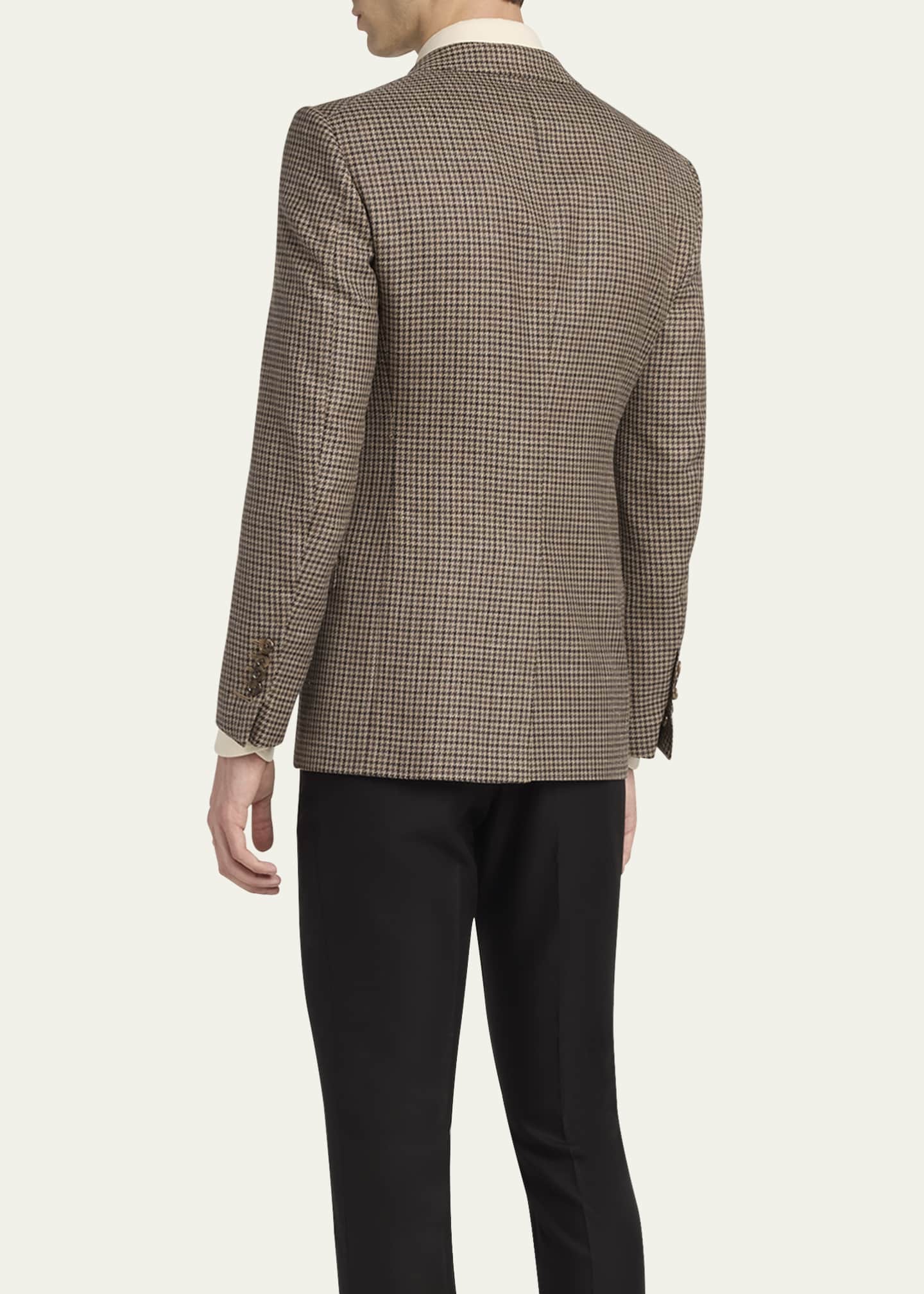 TOM FORD Men's Shelton Damier Check Sport Coat Image 3 of 5