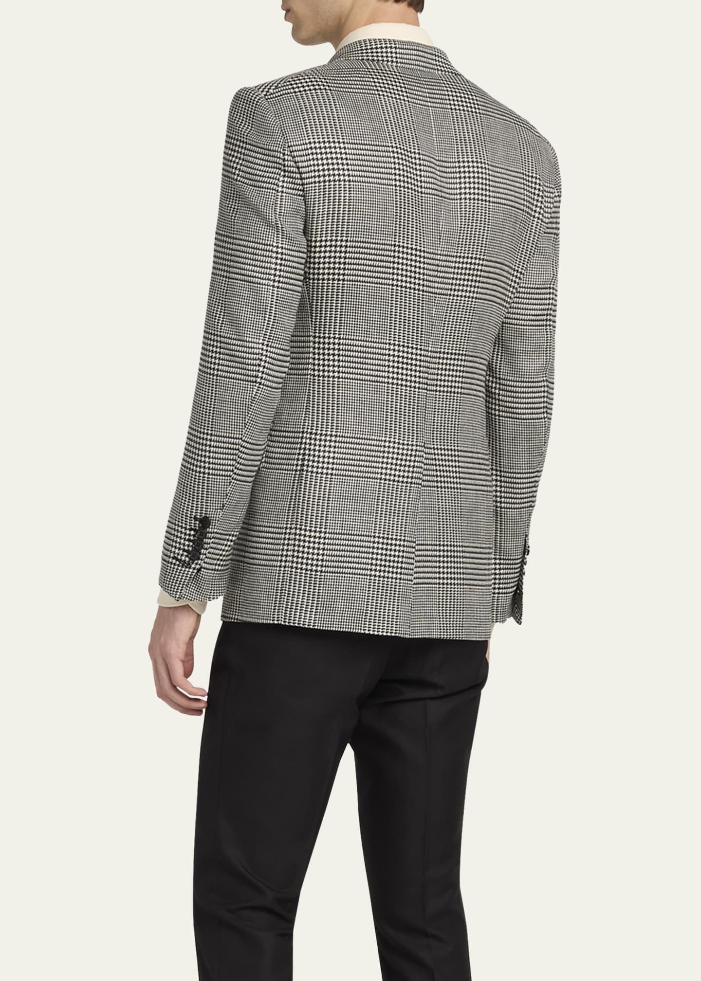 TOM FORD Men's Shelton Prince of Wales Sport Coat Image 3 of 5