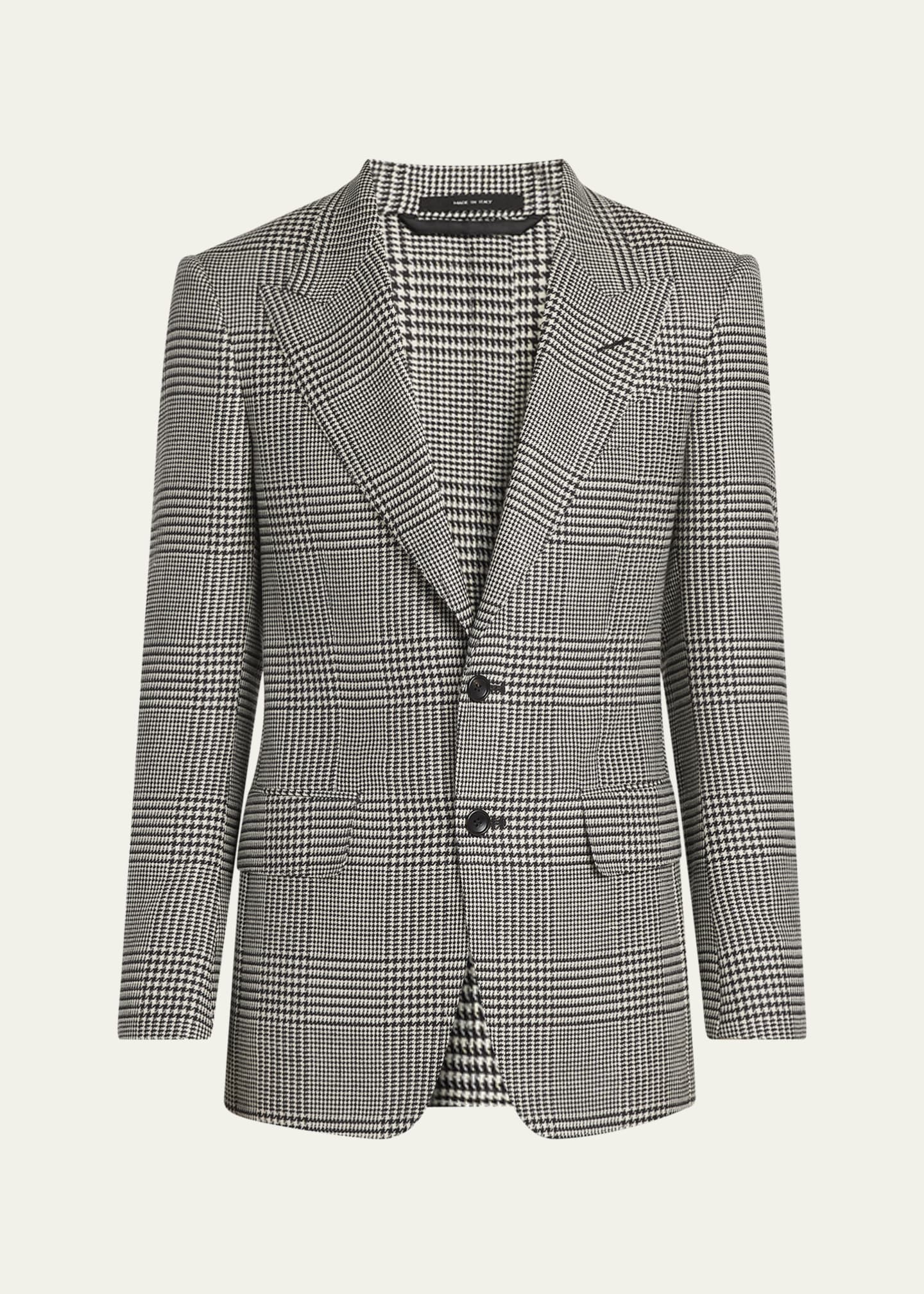 TOM FORD Men's Shelton Prince of Wales Sport Coat Image 1 of 5