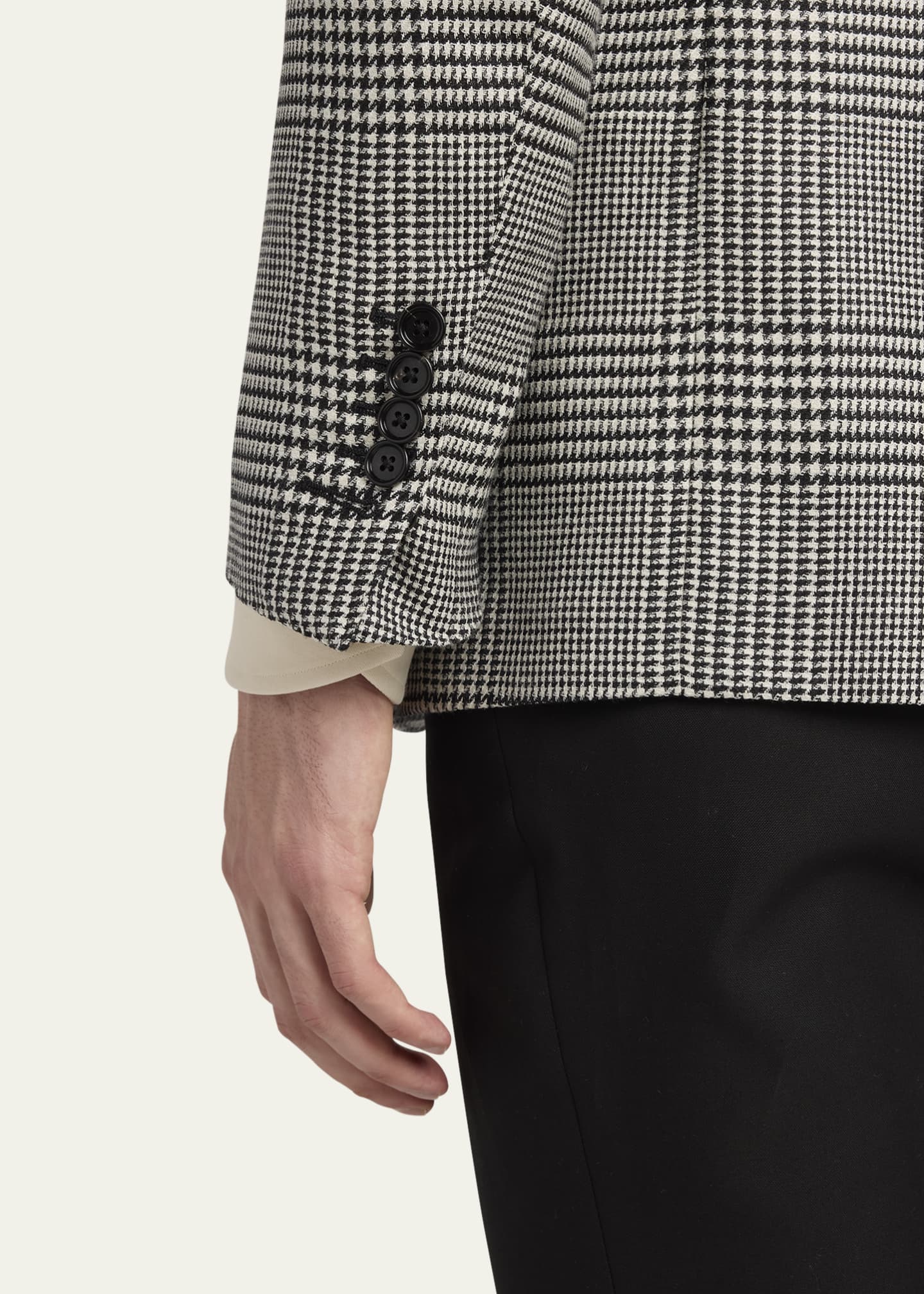 TOM FORD Men's Shelton Prince of Wales Sport Coat Image 5 of 5