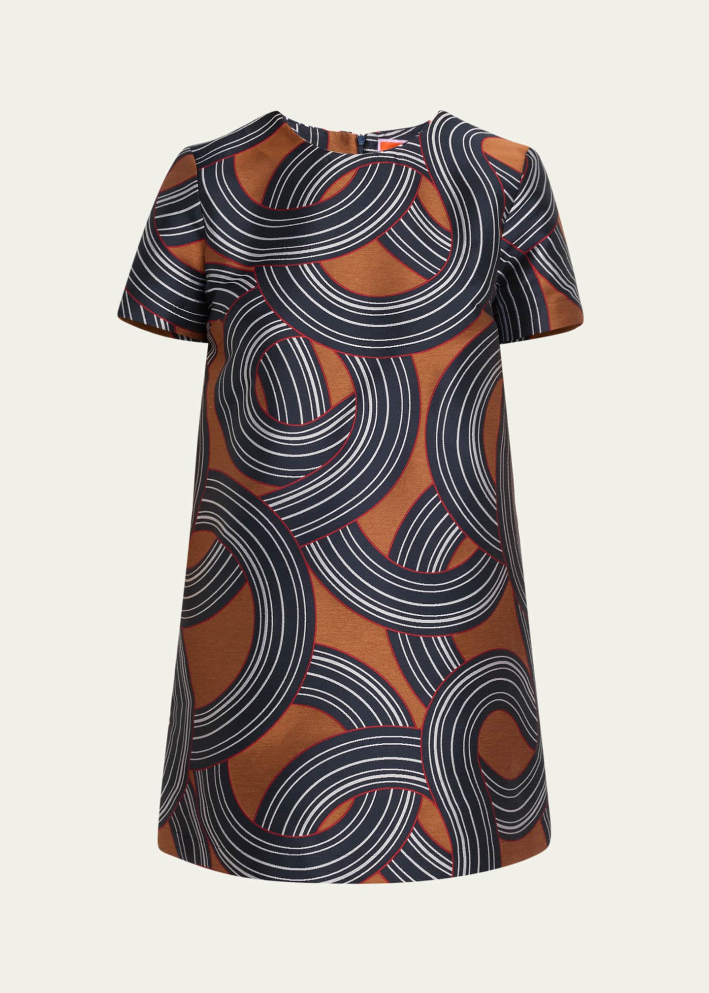 La DoubleJ Abstract Mini Swing Dress - Bergdorf Goodman