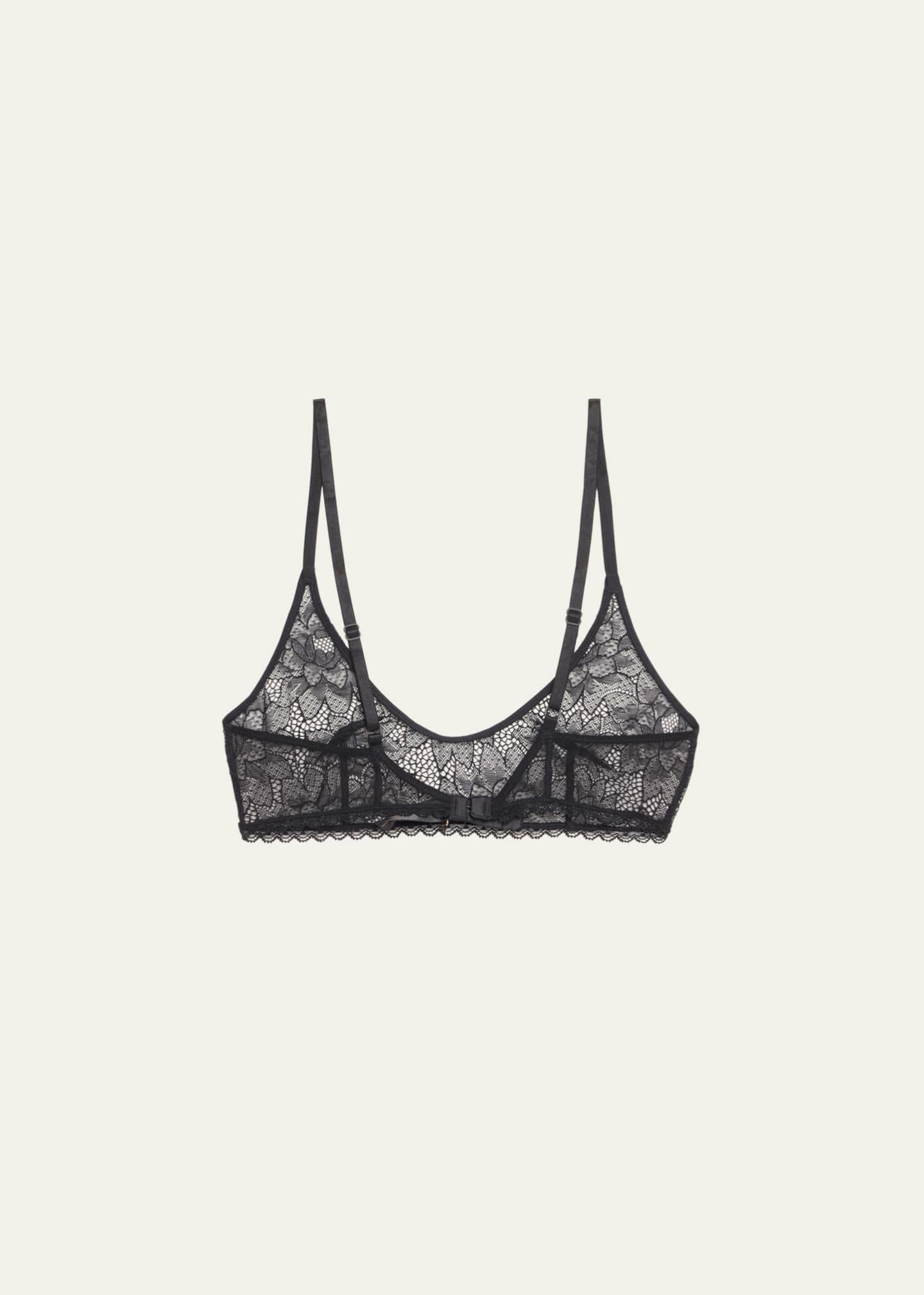 Kiki De Montparnasse Dahlia Floral Lace Soft Bra Image 2 of 3