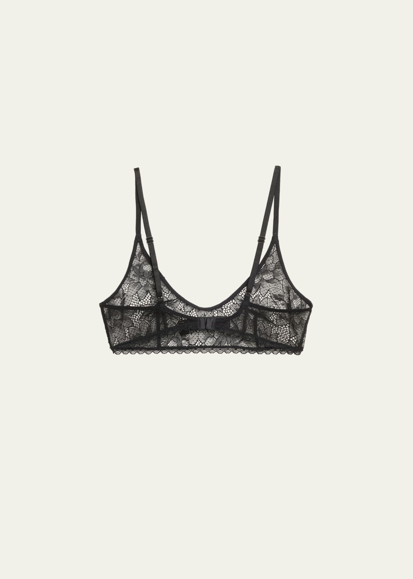 Kiki De Montparnasse Dahlia Floral Lace Soft Bra Image 3 of 3
