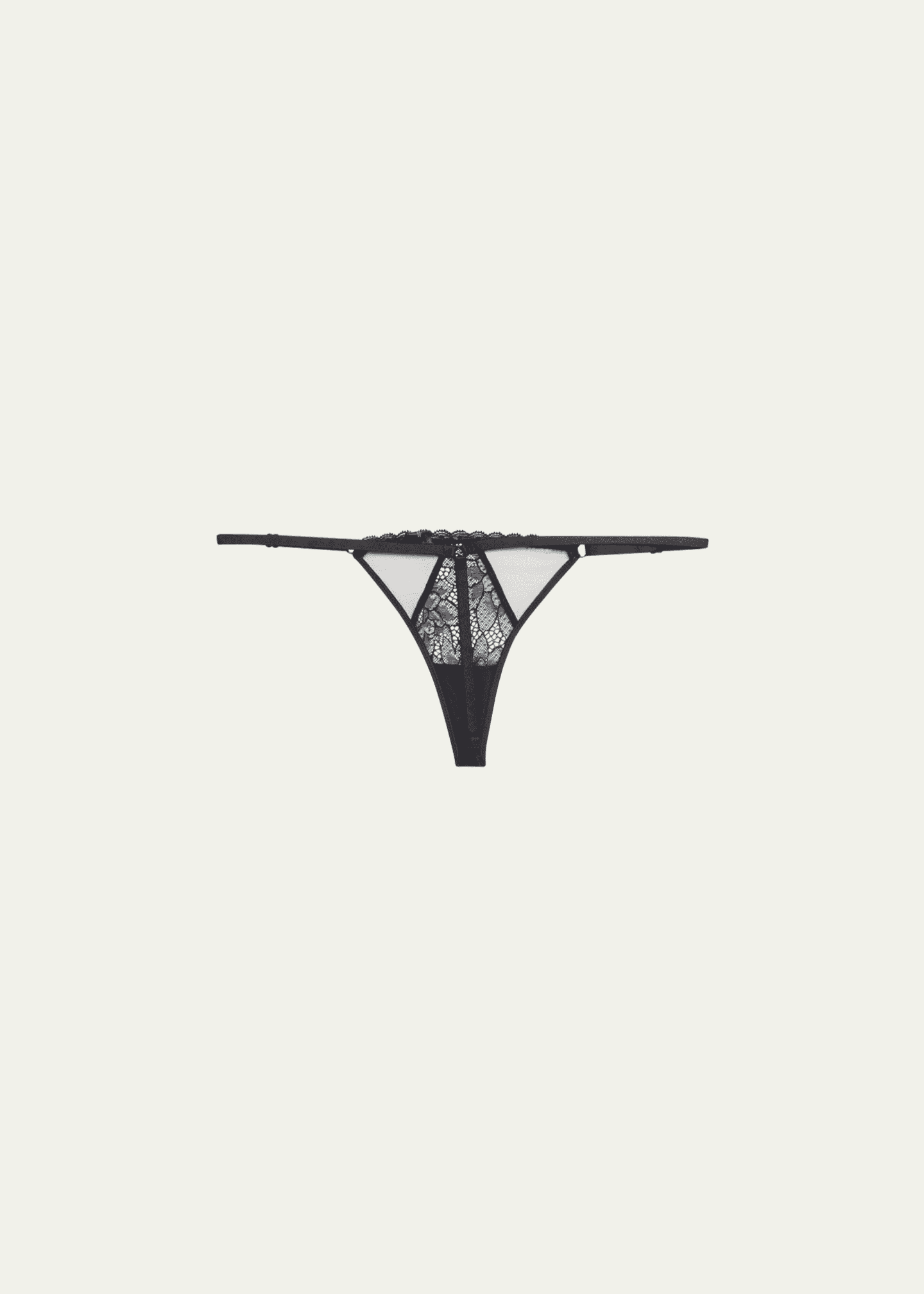 Kiki De Montparnasse Dahlia Low-Rise Lace G-String Image 2 of 2