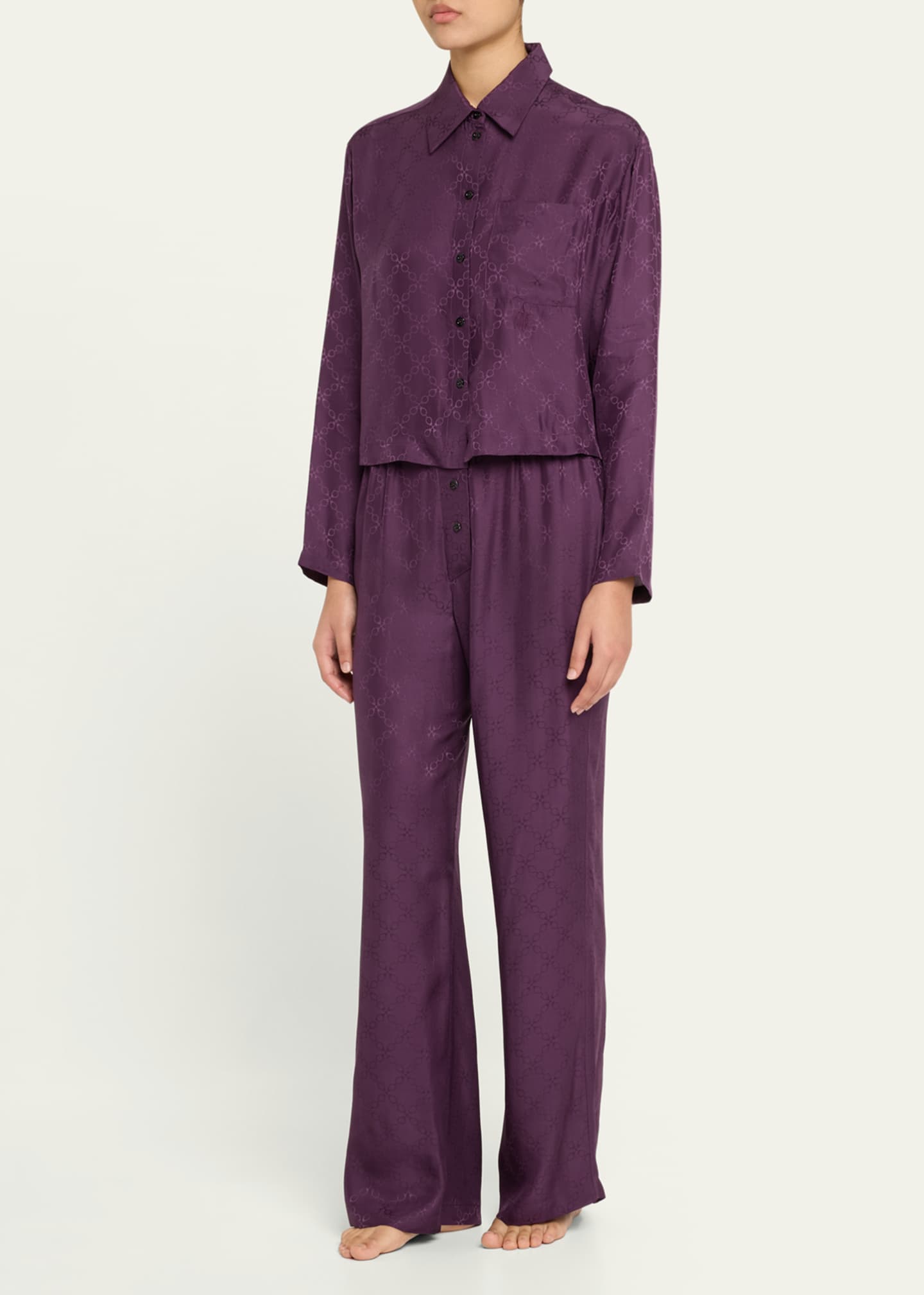 Kiki De Montparnasse Handcuff Jacquard Boxer Pants Image 2 of 5