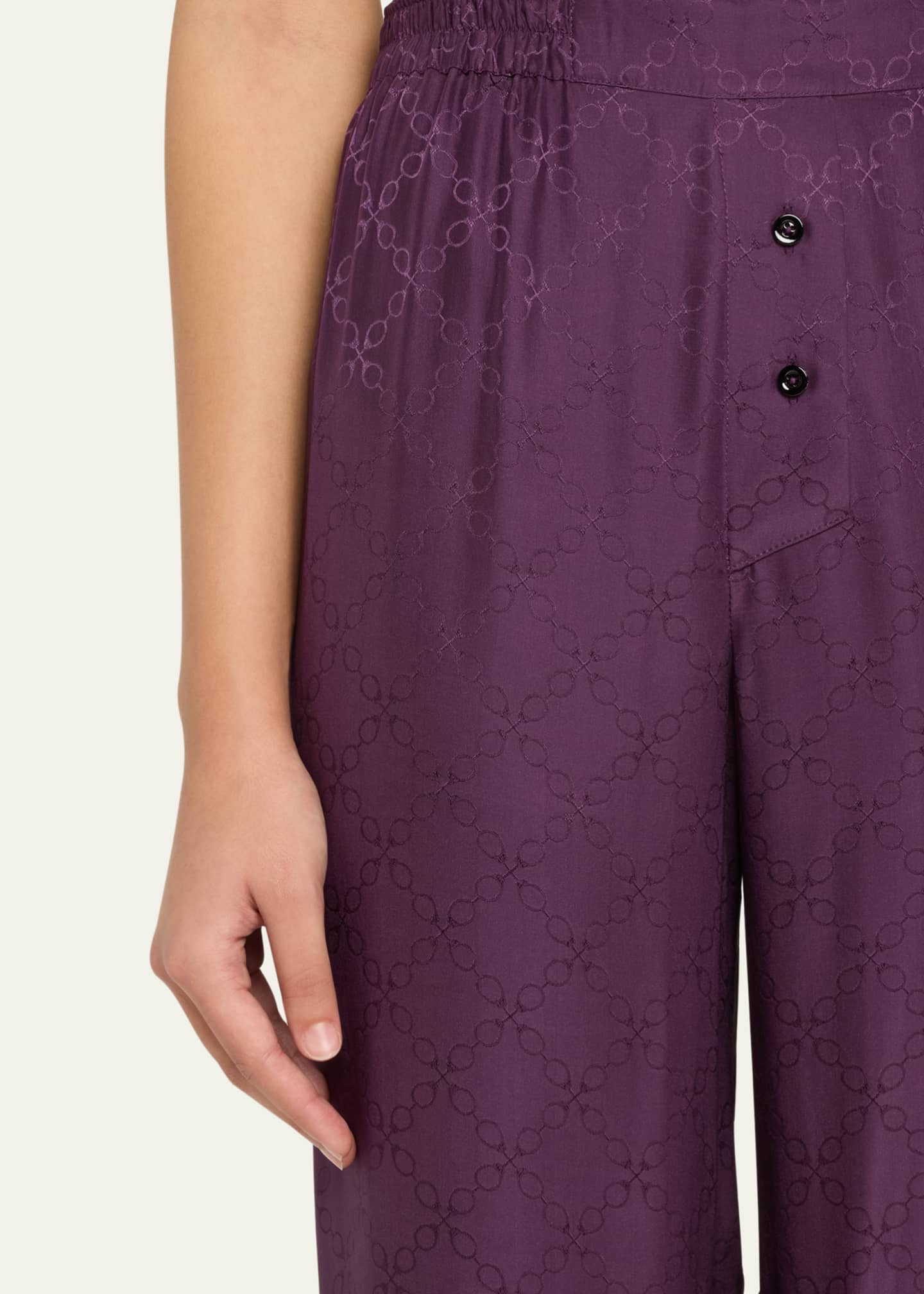 Kiki De Montparnasse Handcuff Jacquard Boxer Pants Image 5 of 5