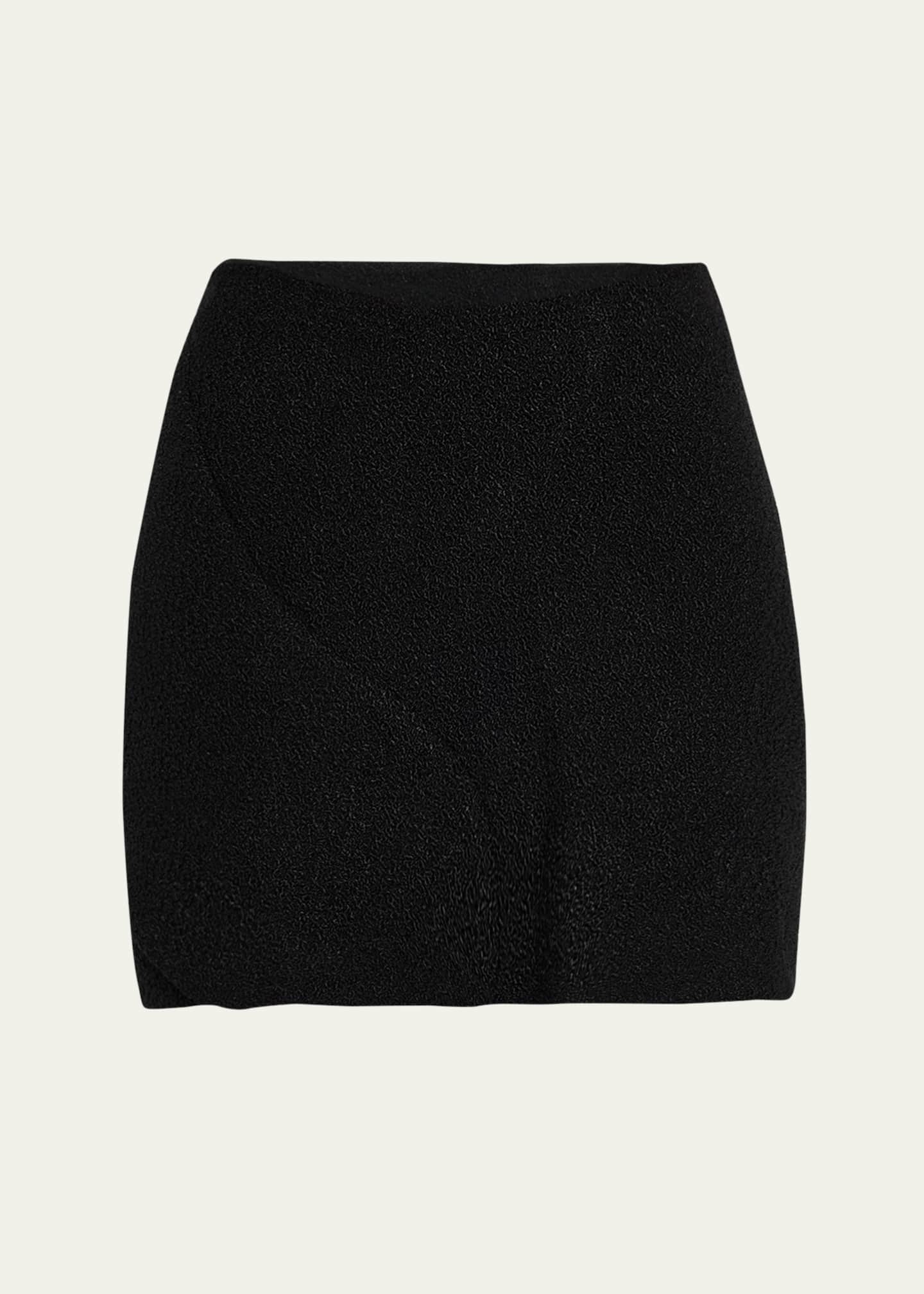 Ferragamo Boucle Paneled Mini Skirt Image 1 of 5
