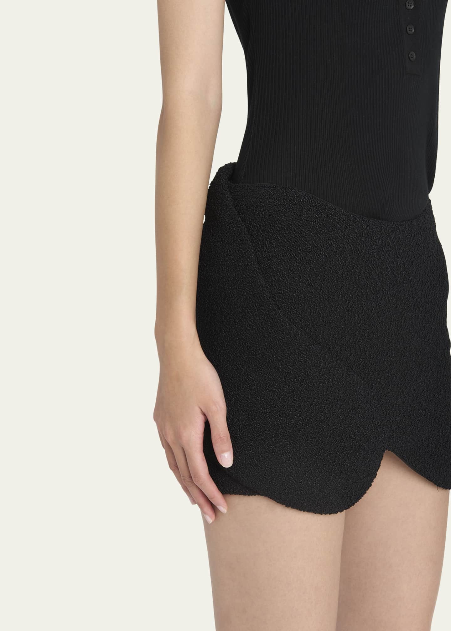 Ferragamo Boucle Paneled Mini Skirt Image 5 of 5