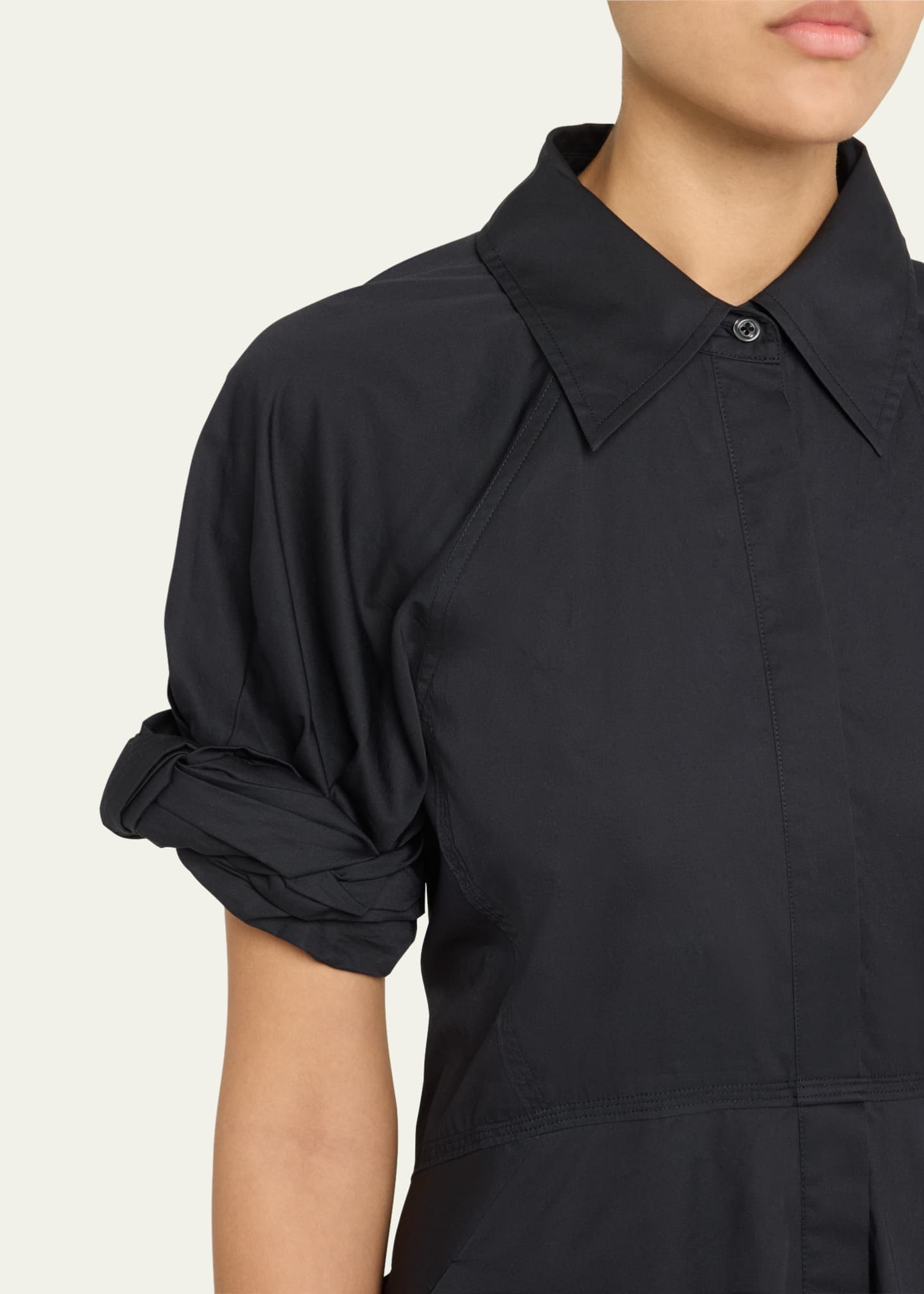 A.L.C. Julie Short-Sleeve Shirtdress Image 5 of 5