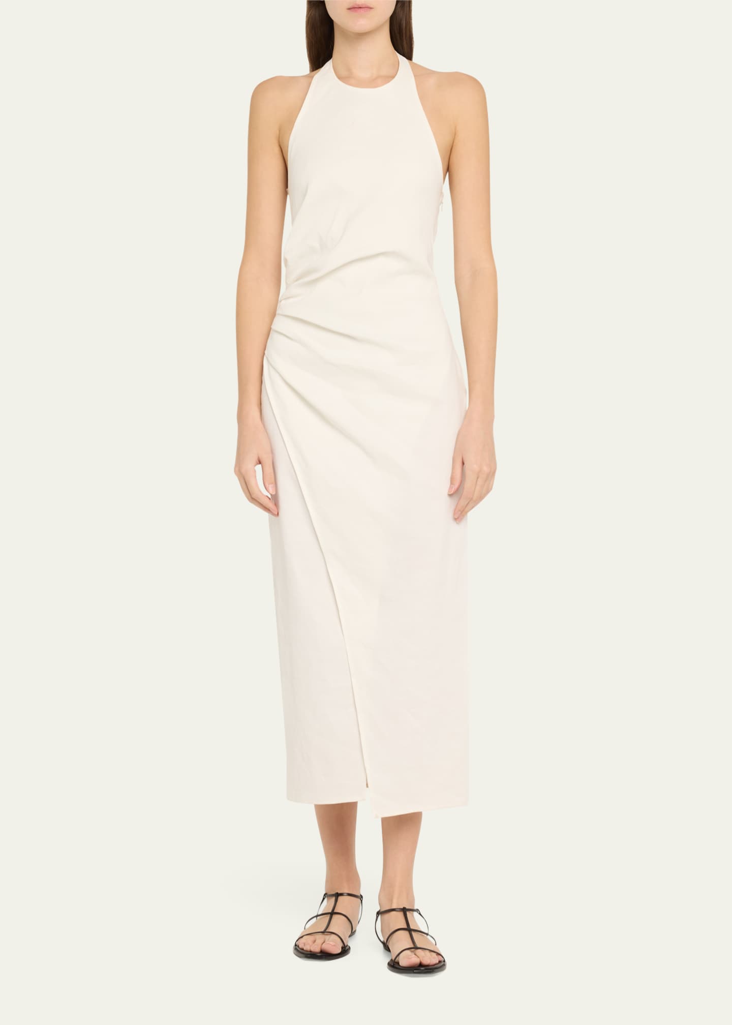 A.L.C. Sylvie Halter Midi Dress Image 2 of 5