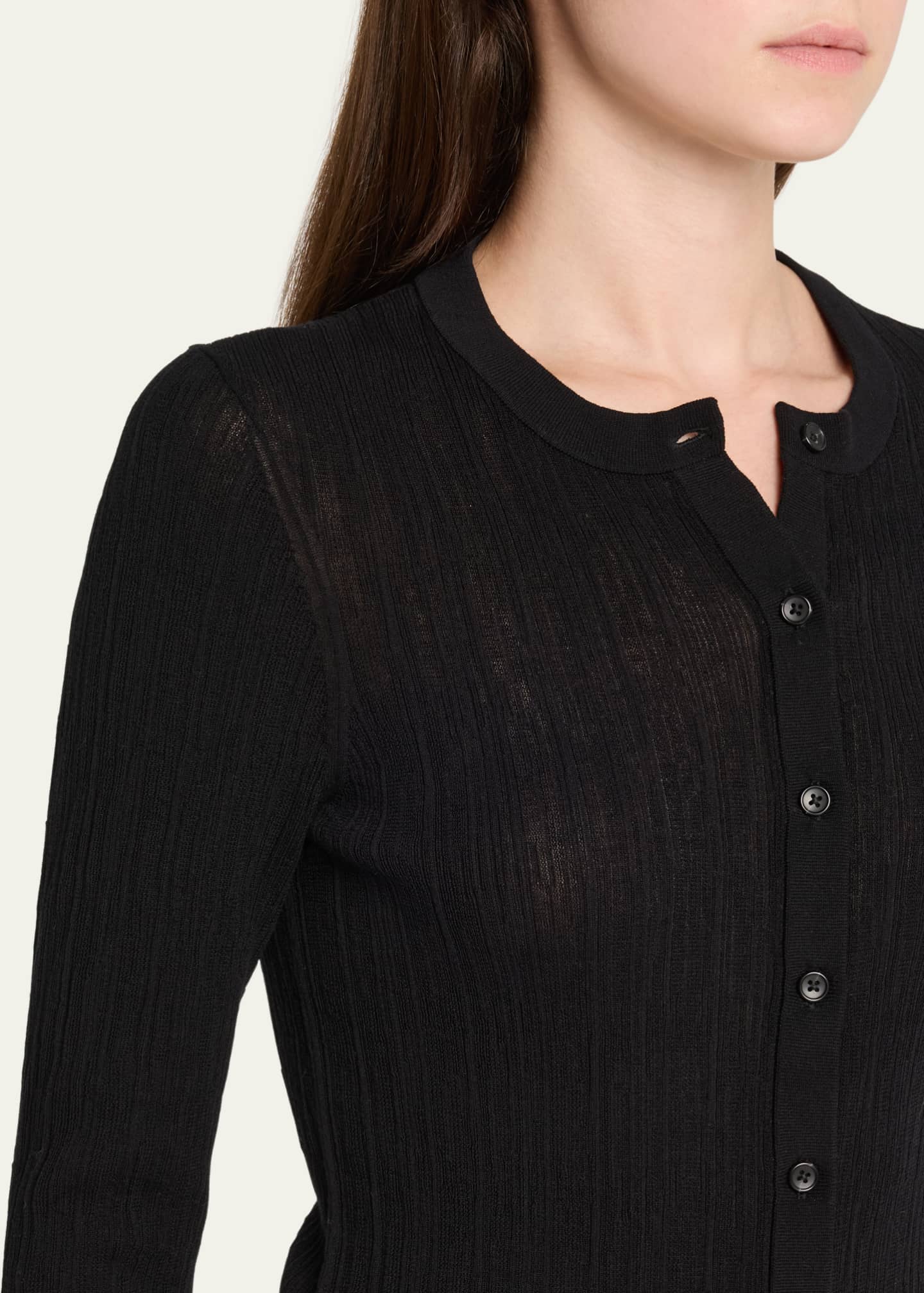A.L.C. Fisher Ribbed Cardigan Image 5 of 5
