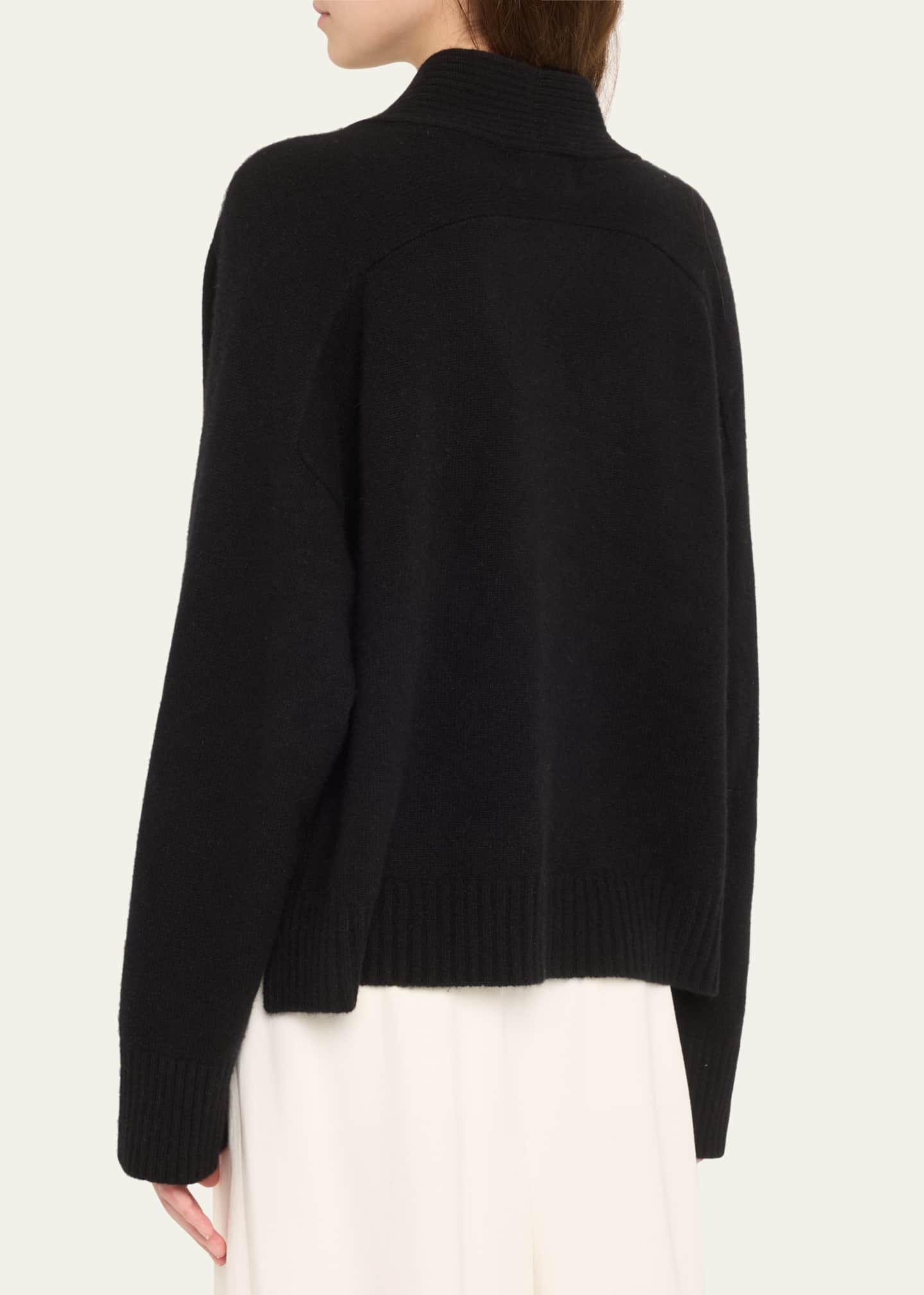 Loulou Studio V-Neck Cashmere Cardigan Image 3 of 5