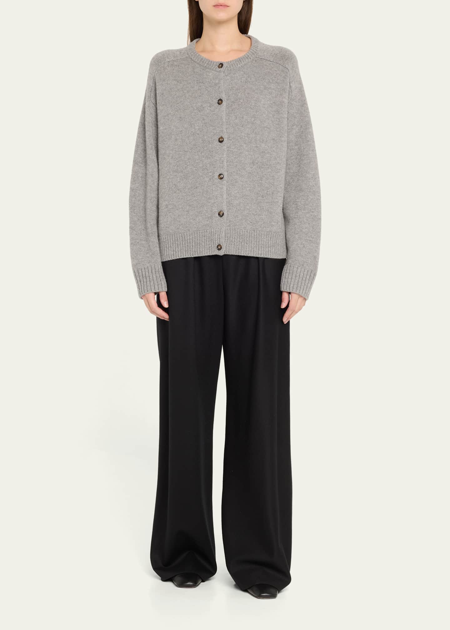 Loulou Studio Adair Wool Cashmere Cardigan Image 2 of 5