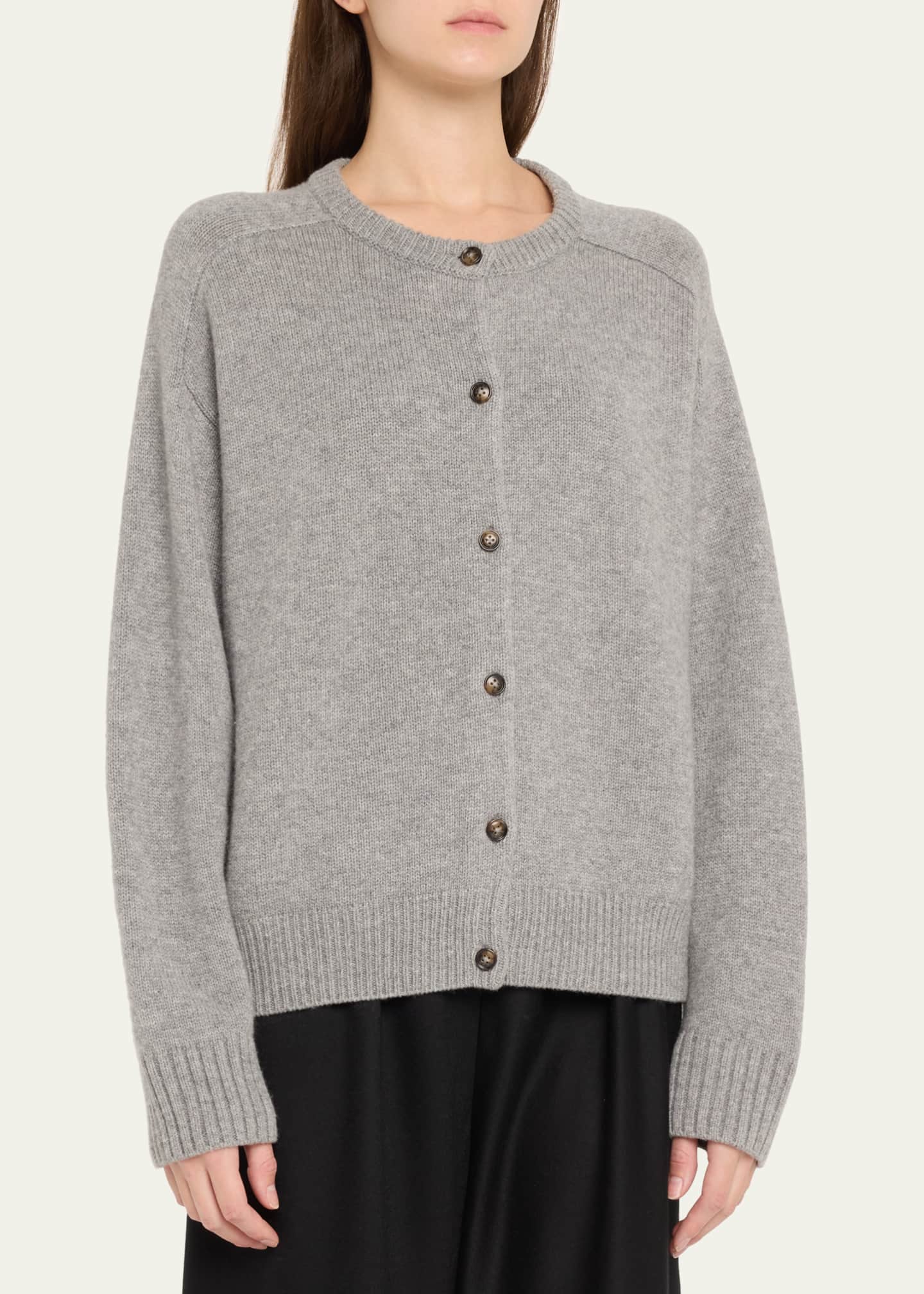 Loulou Studio Adair Wool Cashmere Cardigan Image 4 of 5