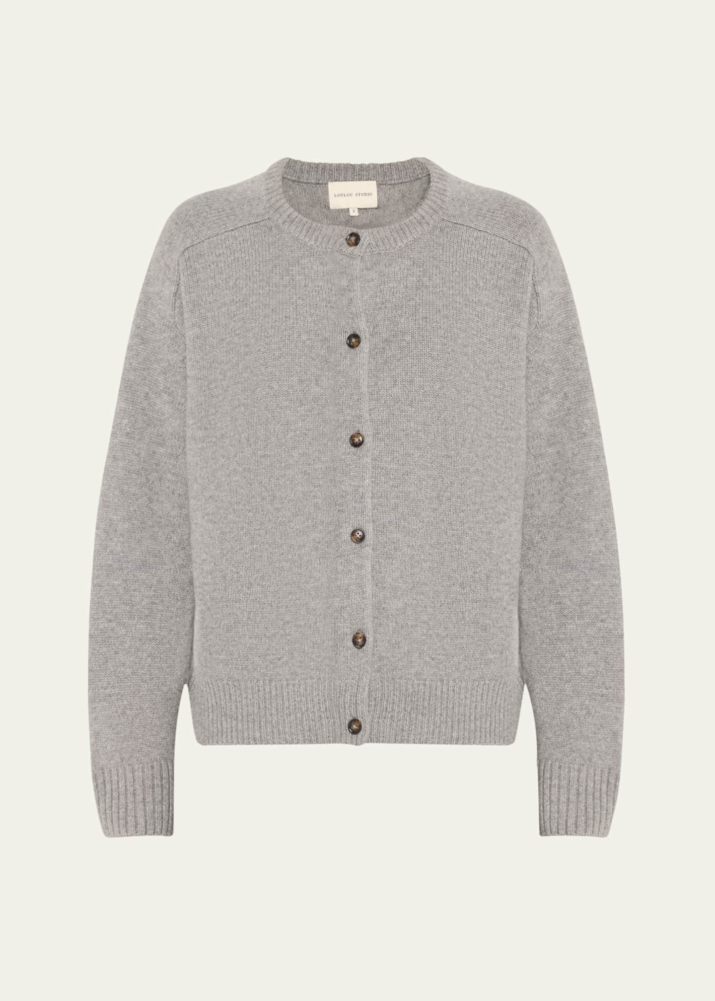 Loulou Studio Adair Wool Cashmere Cardigan Image 1 of 5