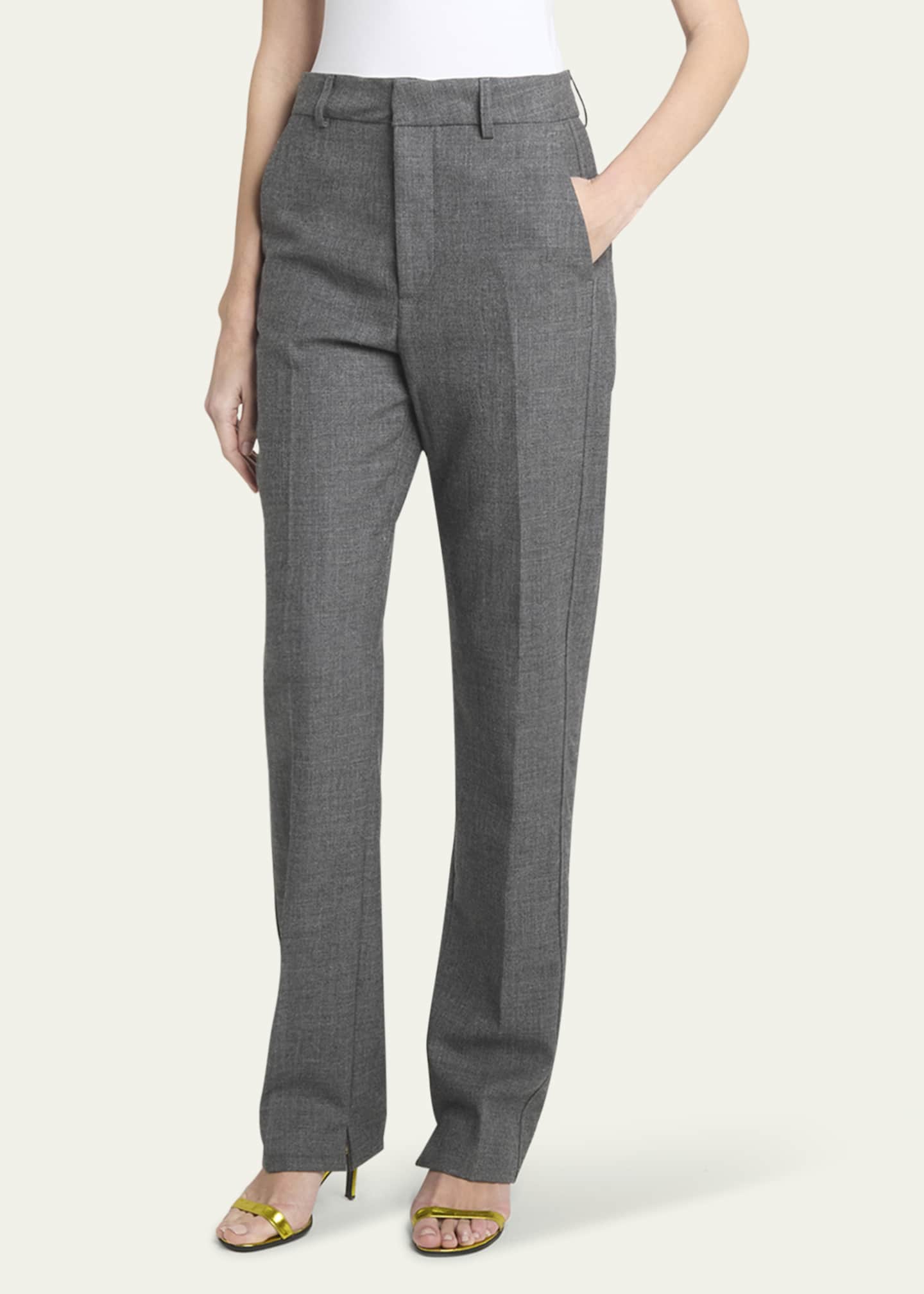MERYLL ROGGE Tailored Wool Trousers Image 4 of 5