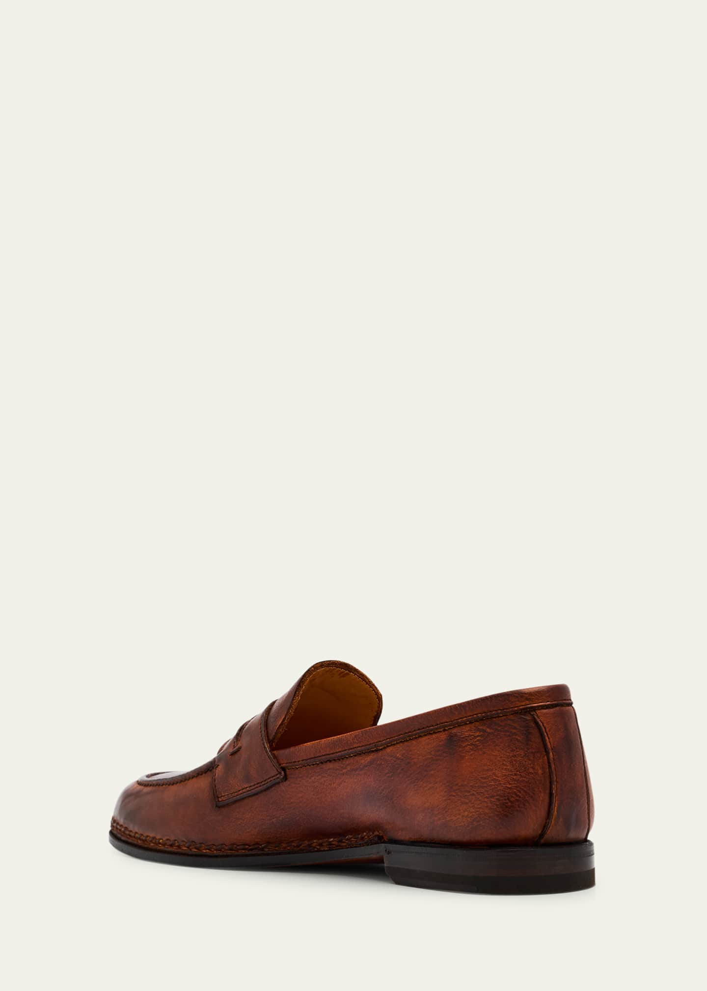 Bontoni Men's Fascinoso Soft Leather Penny Loafers Image 4 of 6