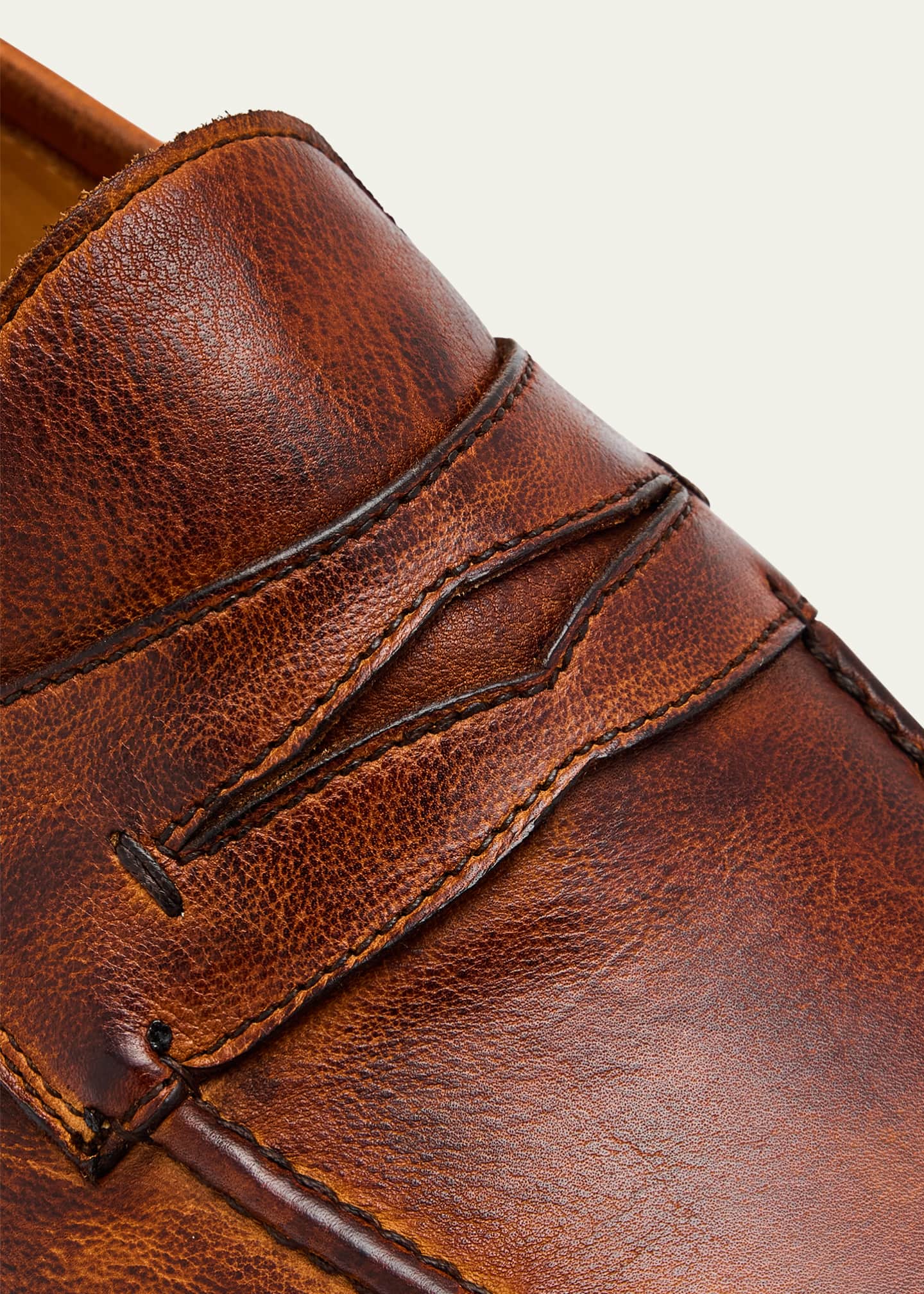 Bontoni Men's Fascinoso Soft Leather Penny Loafers Image 6 of 6