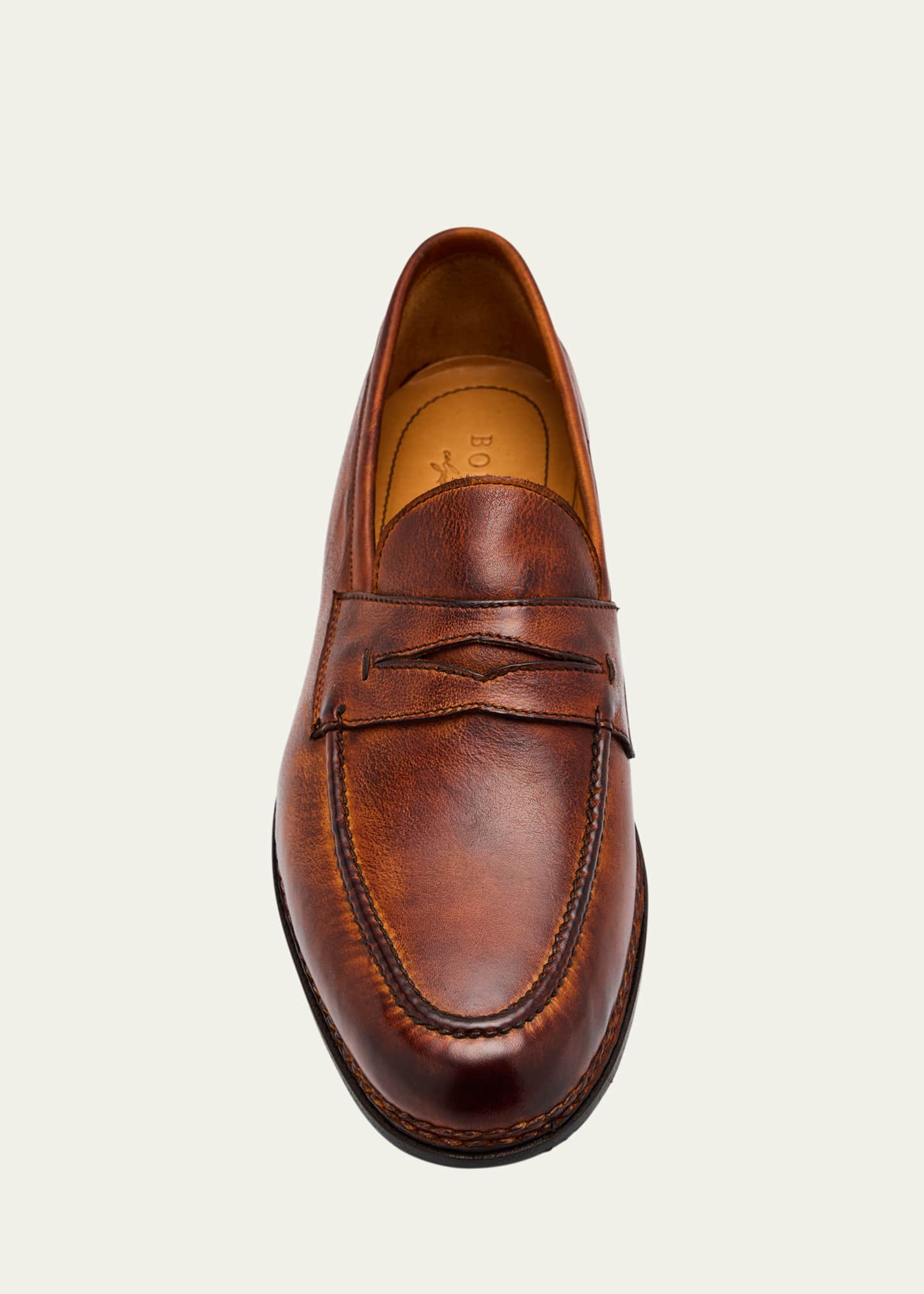 Bontoni Men's Fascinoso Soft Leather Penny Loafers Image 5 of 6