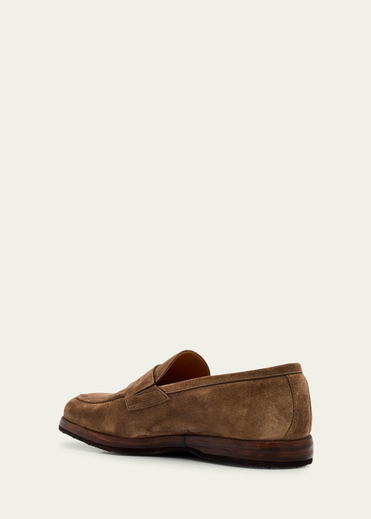 Bontoni Men's Principe Suede Penny Loafers Image 4 of 6