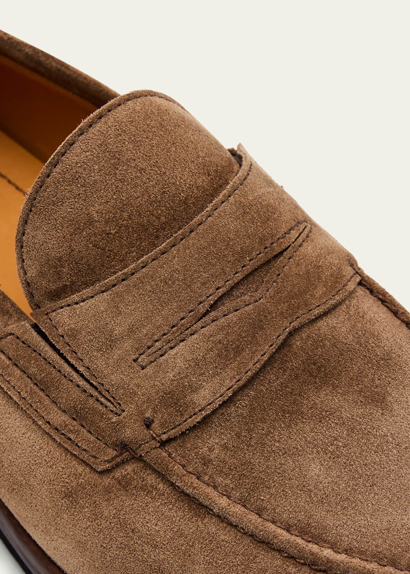 Bontoni Men's Principe Suede Penny Loafers Image 6 of 6