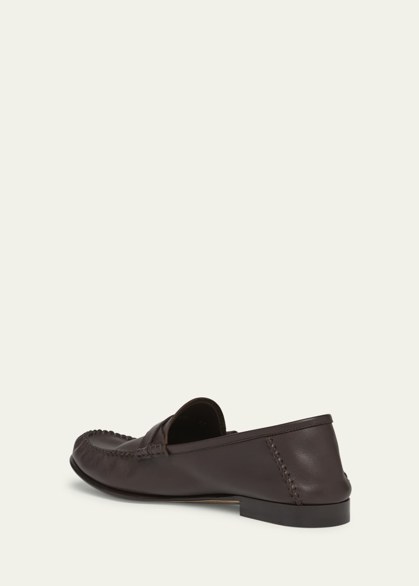 TOM FORD Men's Ripley Leather Twisted-Band Penny Loafers Image 4 of 5