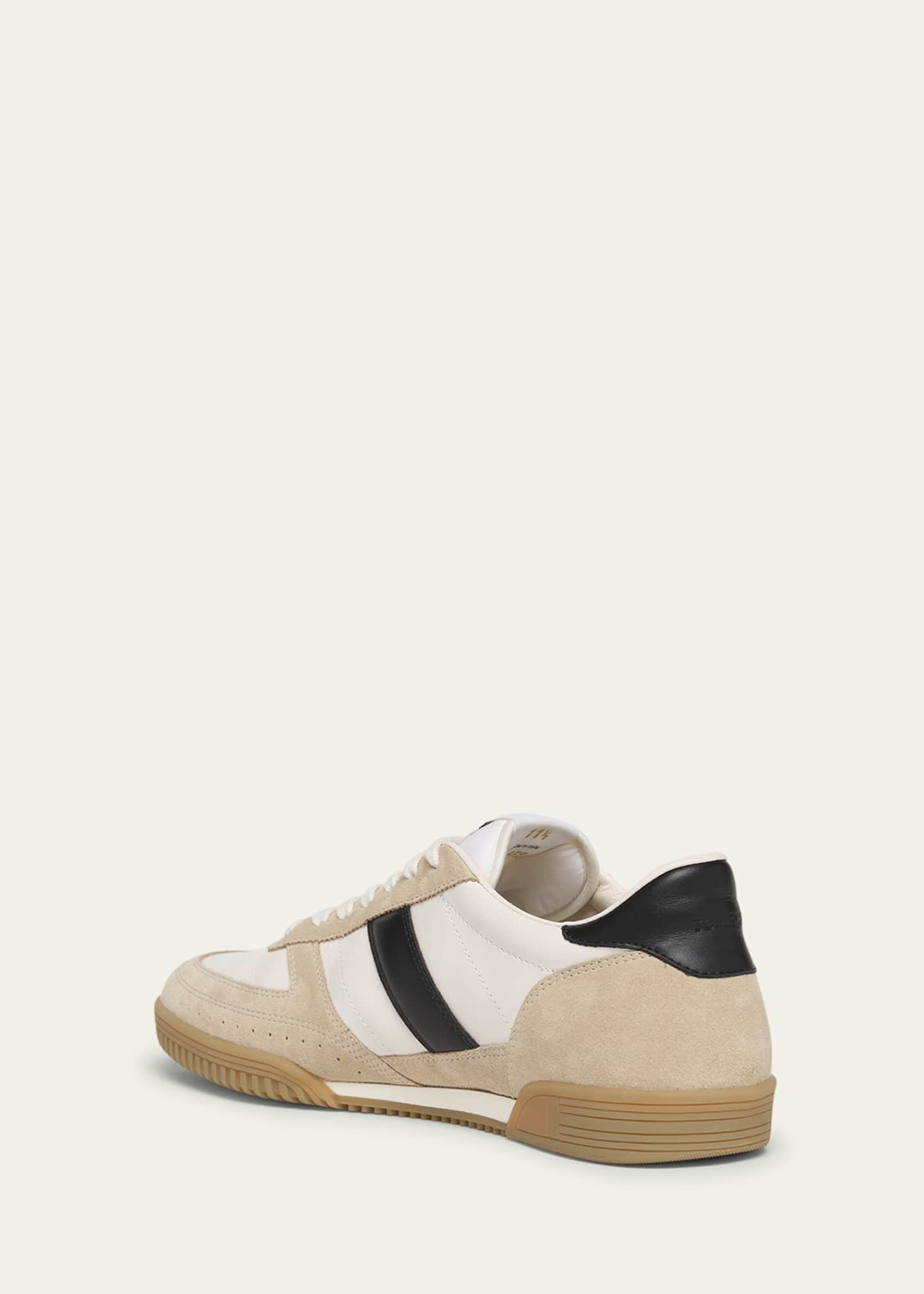 TOM FORD Men's Terence Suede and Leather Low-Top Sneakers Image 4 of 5