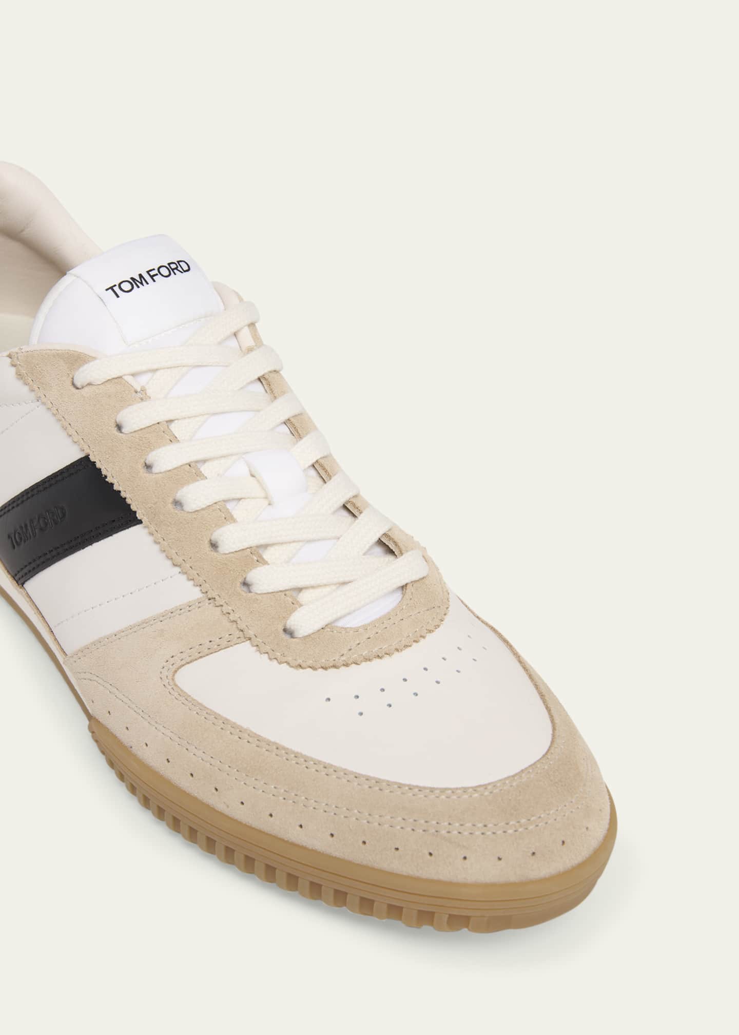 TOM FORD Men's Terence Suede and Leather Low-Top Sneakers Image 5 of 5