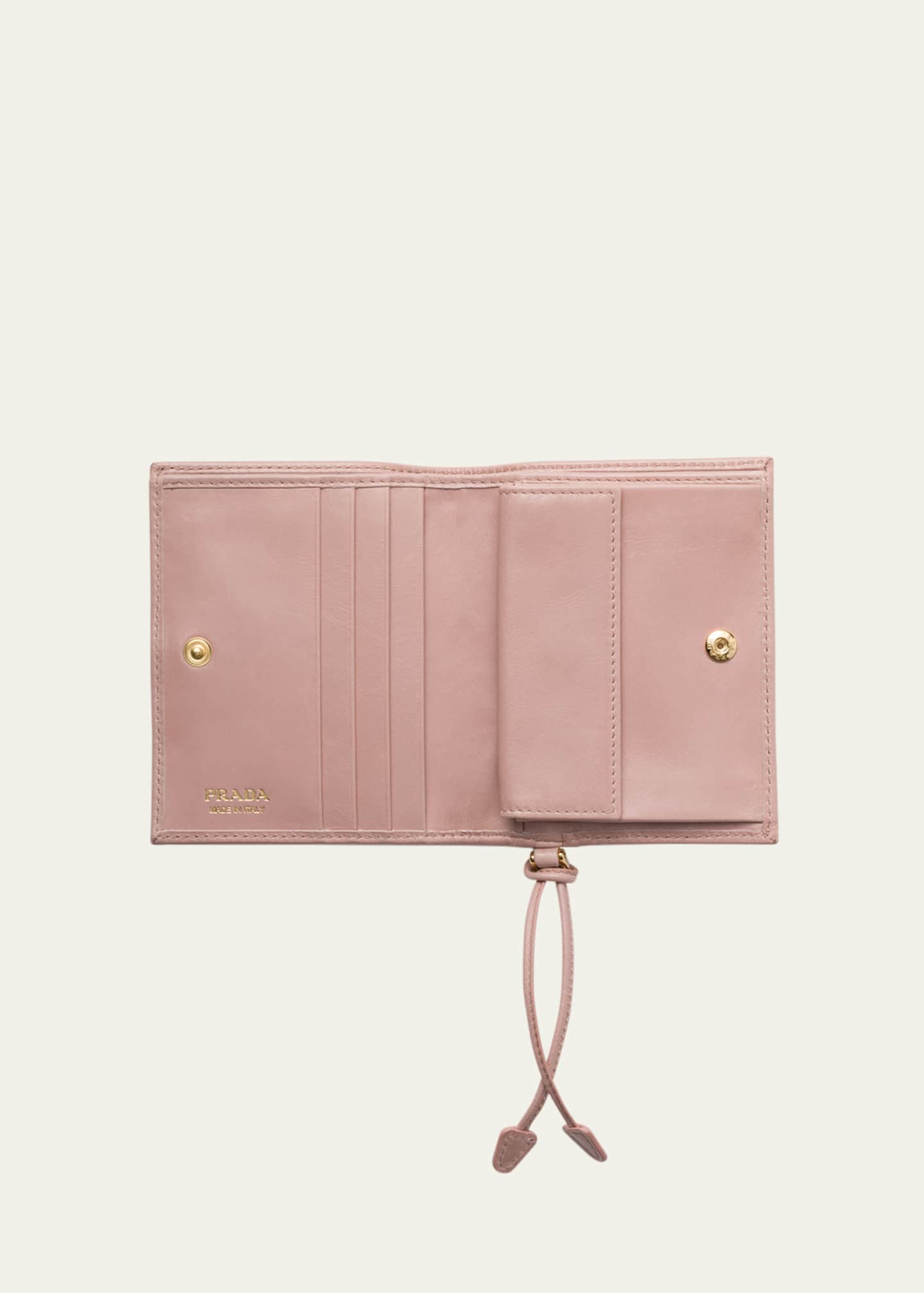 Prada Bifold Soft Leather Wallet Image 3 of 3