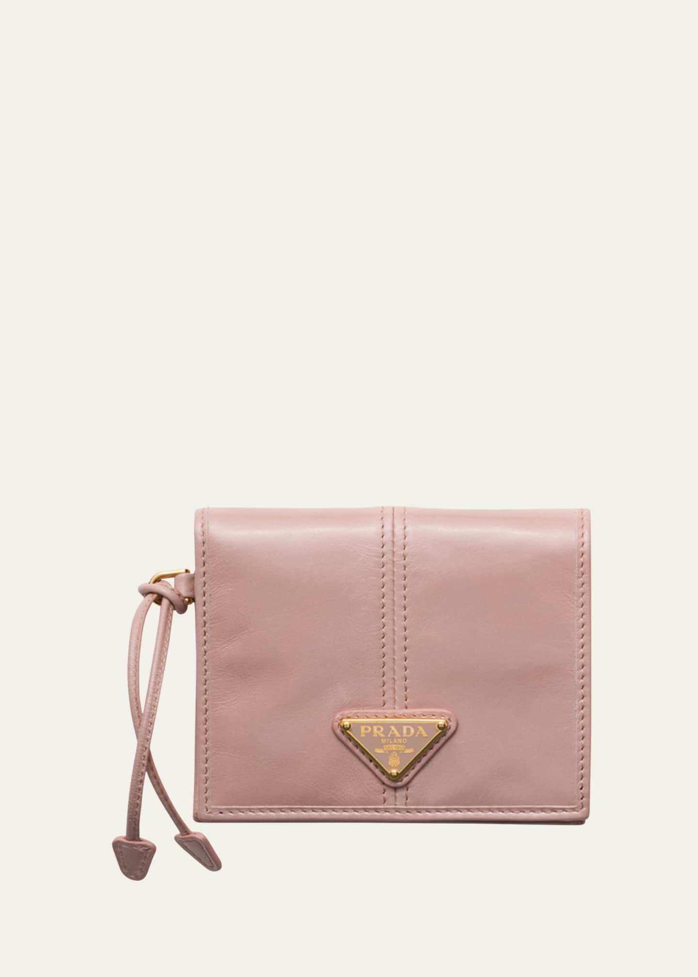 Prada Bifold Soft Leather Wallet Image 1 of 3