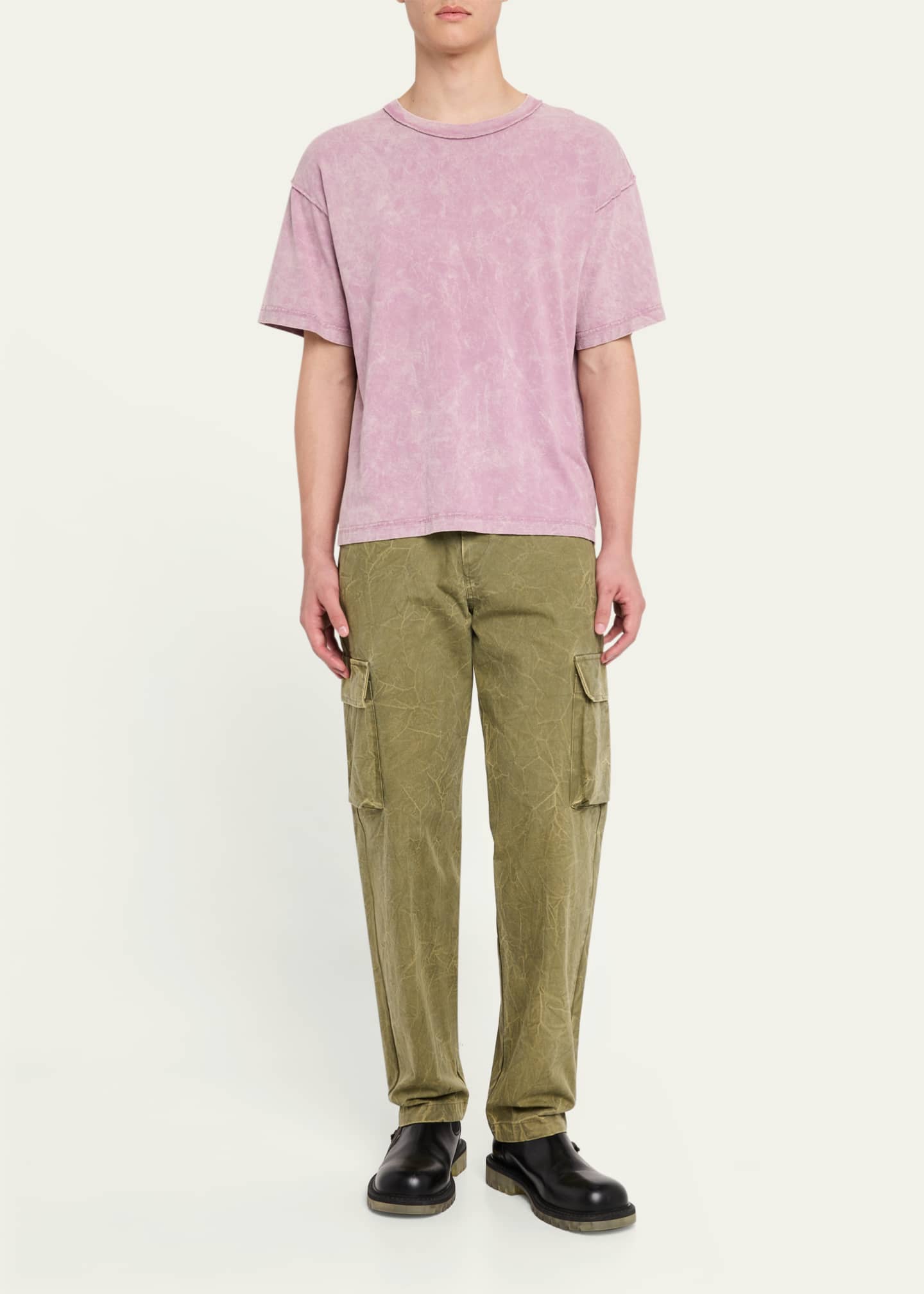 John Elliott Men's Corpus Washed Cargo Pants Image 2 of 5