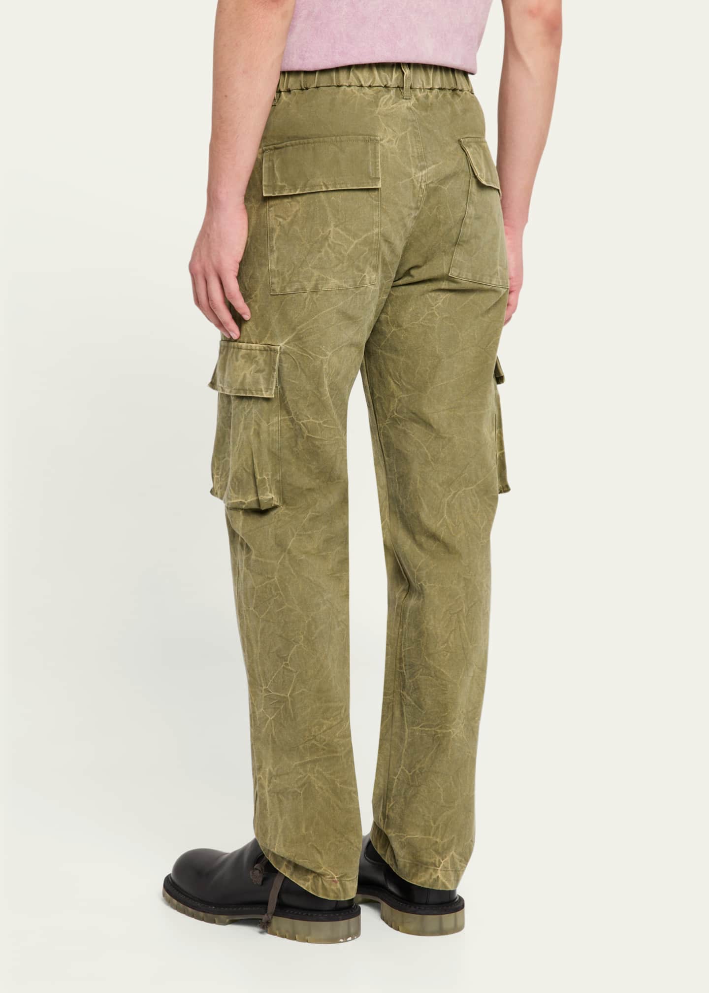 John Elliott Men's Corpus Washed Cargo Pants Image 3 of 5