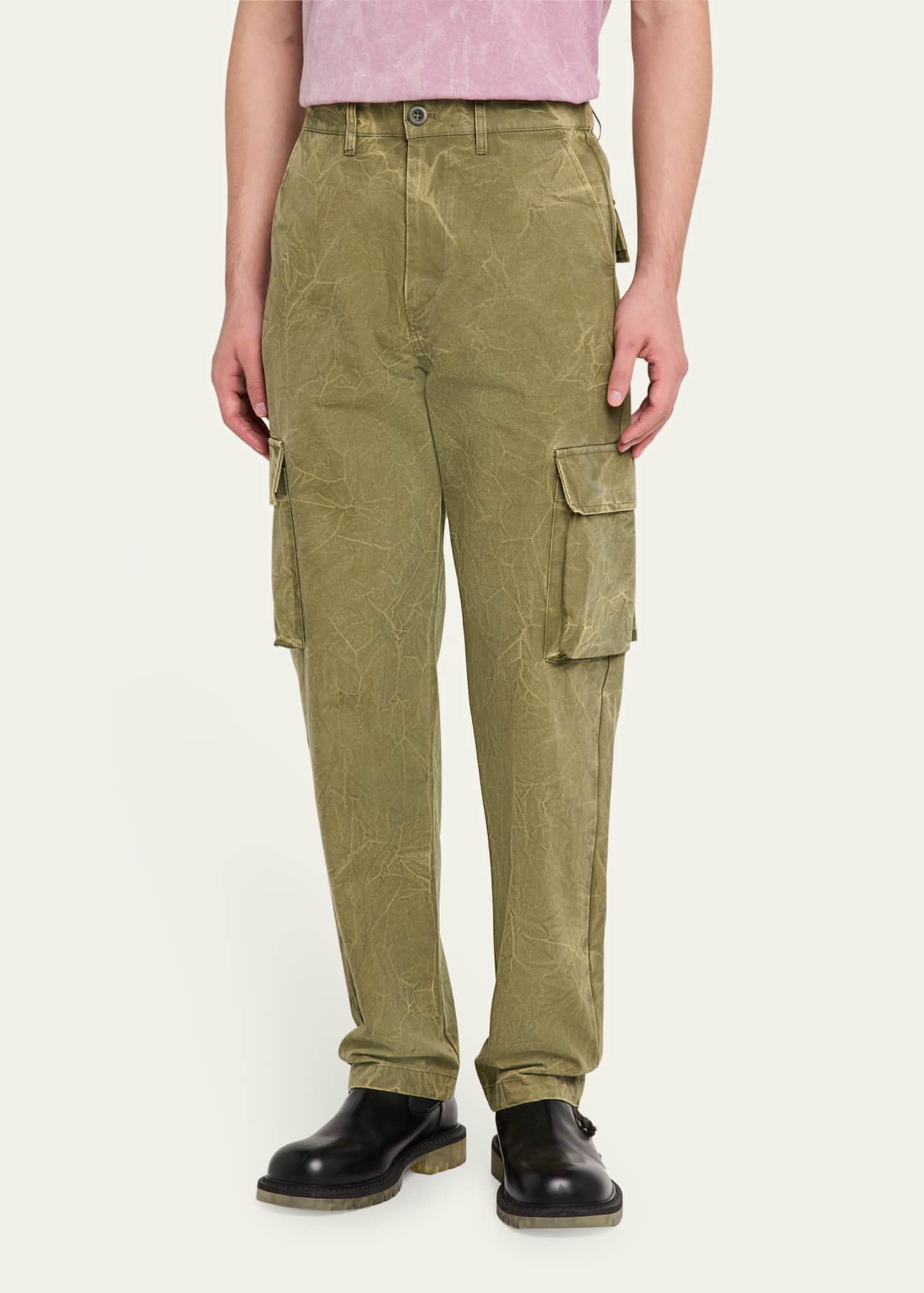 John Elliott Men's Corpus Washed Cargo Pants Image 4 of 5